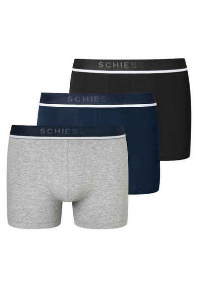 Schiesser Retro Boxer 3er Pack - 95/5 - Organic Cotton (Spar-Set, 3-St) Retro Short / Pant - Baumwolle - Ohne Eingriff -