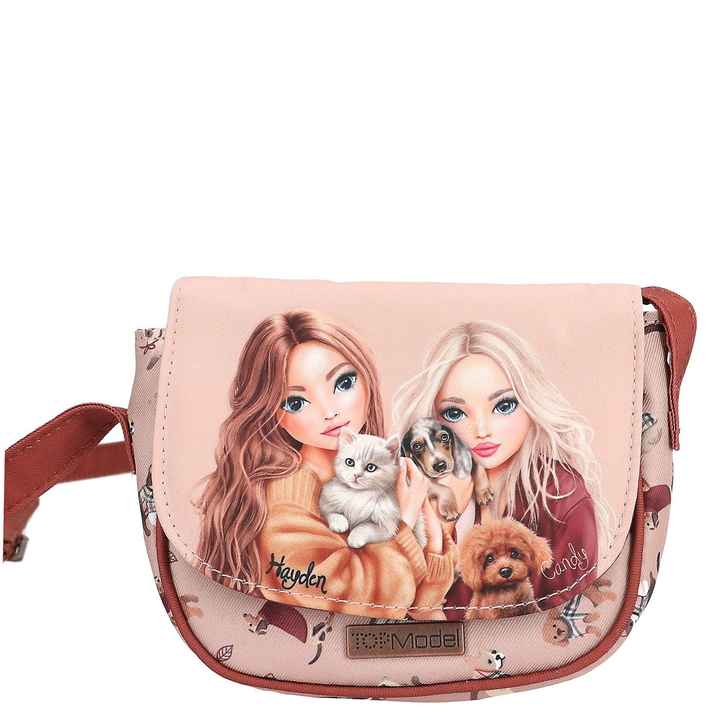 Depesche Geldbörse Depesche Umhängetasche TOPModel FUR EVER FRIENDS Rose und Kupfer