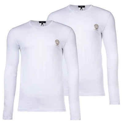Versace T-Shirt Herren Langarmshirt, 2er Pack - TOPEKA