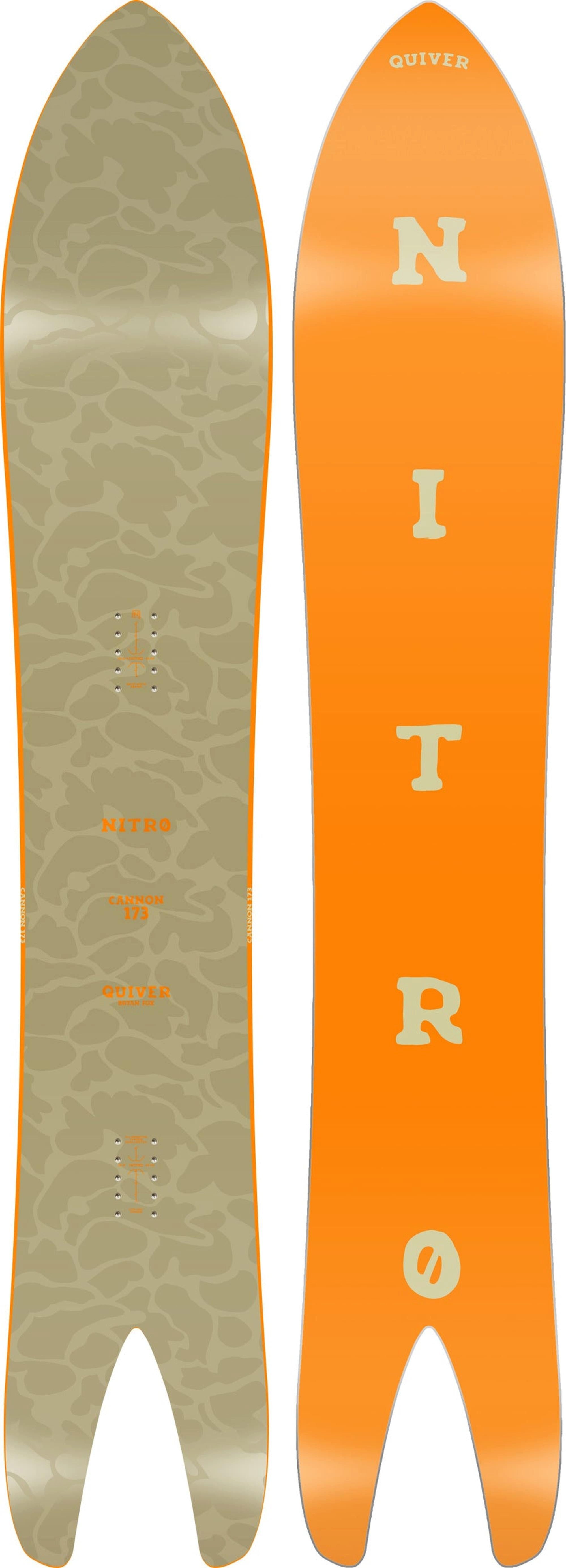 NITRO Kulturbeutel Nitro CANNON 173 Snowboard Mens Winter 2026 Powder Board