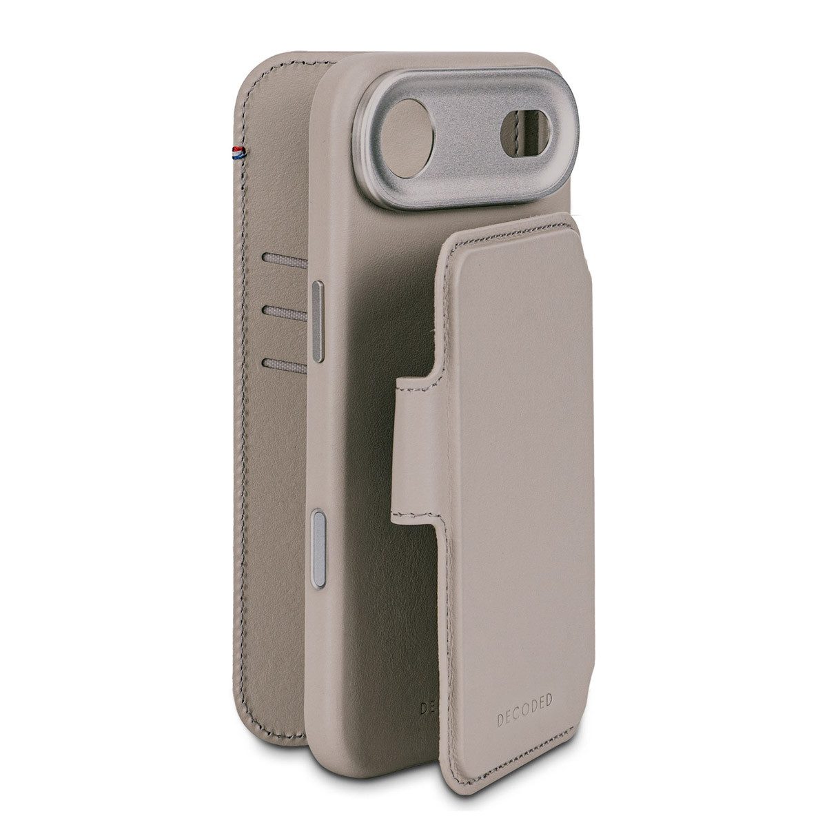 DECODED Flip Case Decoded 2 in 1 Leather Klapphülle MagSafe Apple iPhone 17 Pro - Solid
