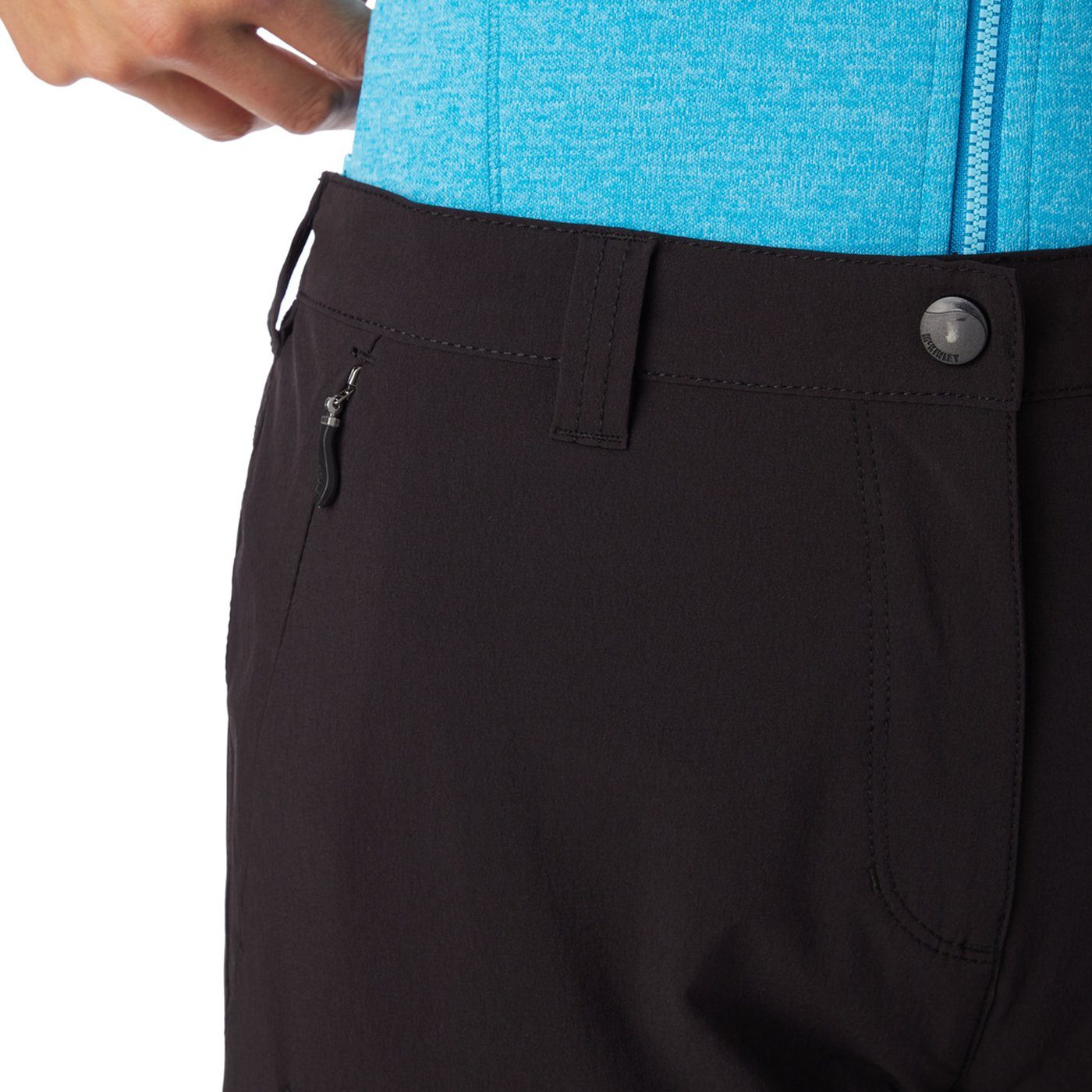 McKINLEY Bundfaltenhose Da.-Abzipphose Mandorak II W LNG BLACK NIGHT
