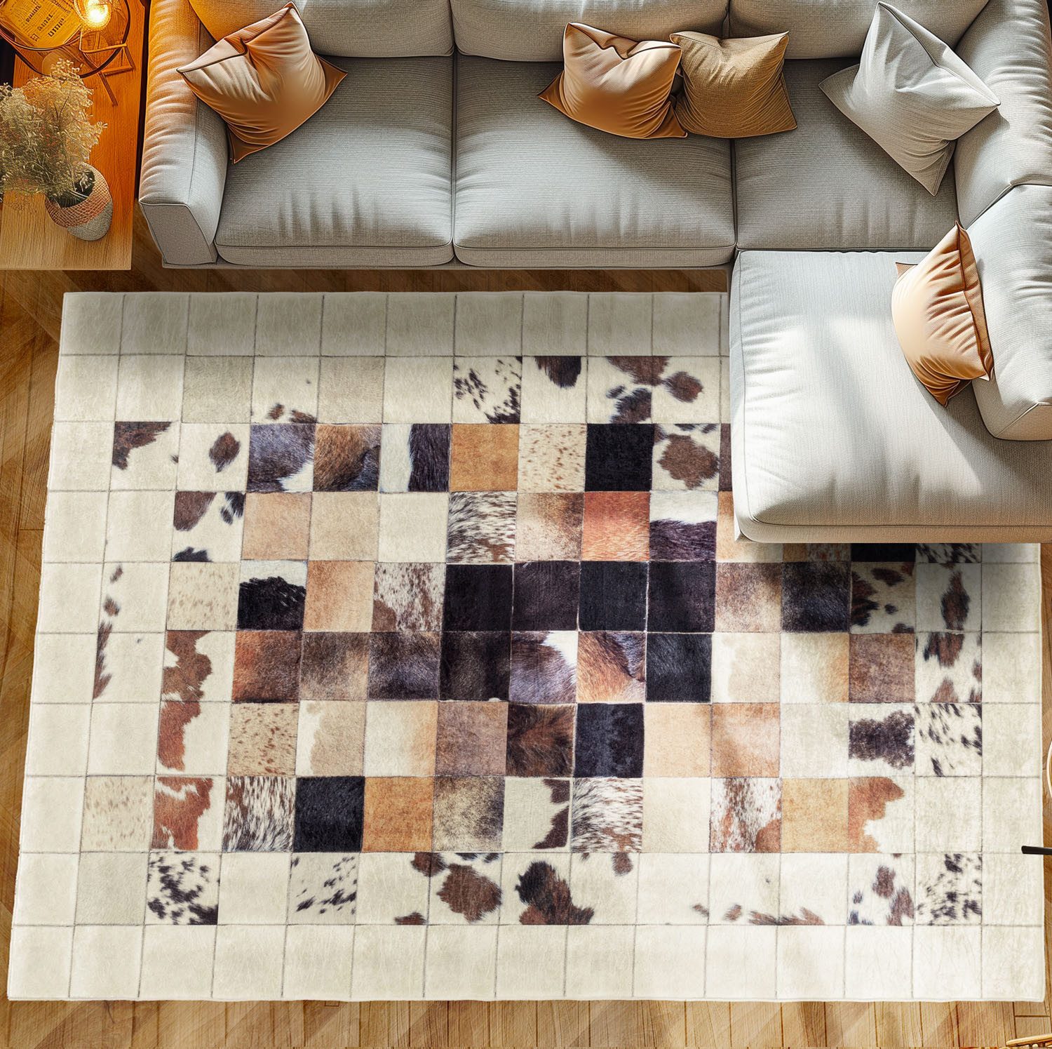 SIMPEX24 Designteppich Patchwork Design, Läufer, Höhe: günstig online kaufen