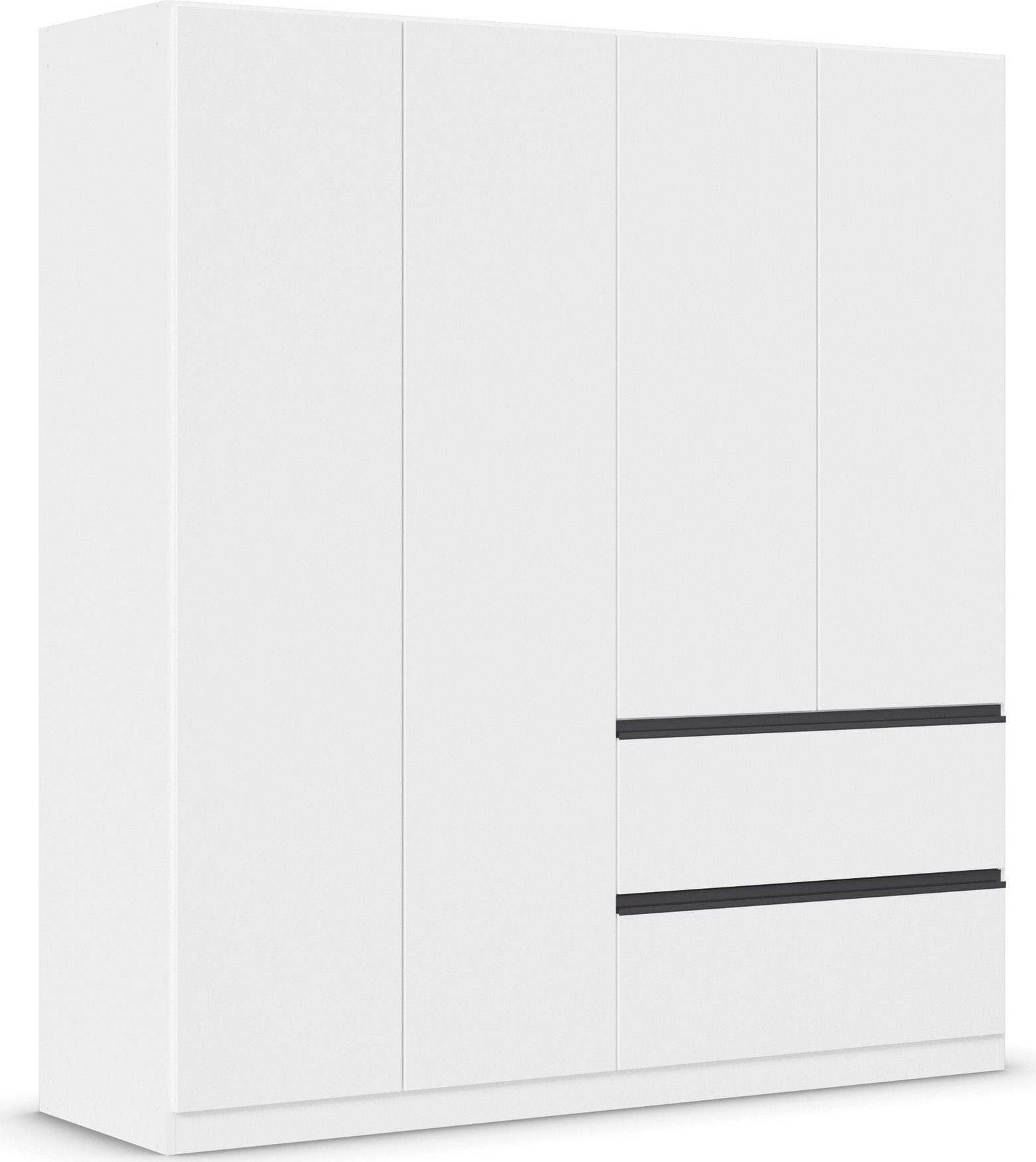 rauch Drehtürenschrank Kleiderschrank Schrank Garderobe COSTA in den Breiten 91/136/181 cm (in 3 Ausstattungen BASIC/CLASSIC/PREMIUM) viel Platz, grifflose Front und Push-to-Open Funktion MADE IN GERMANY