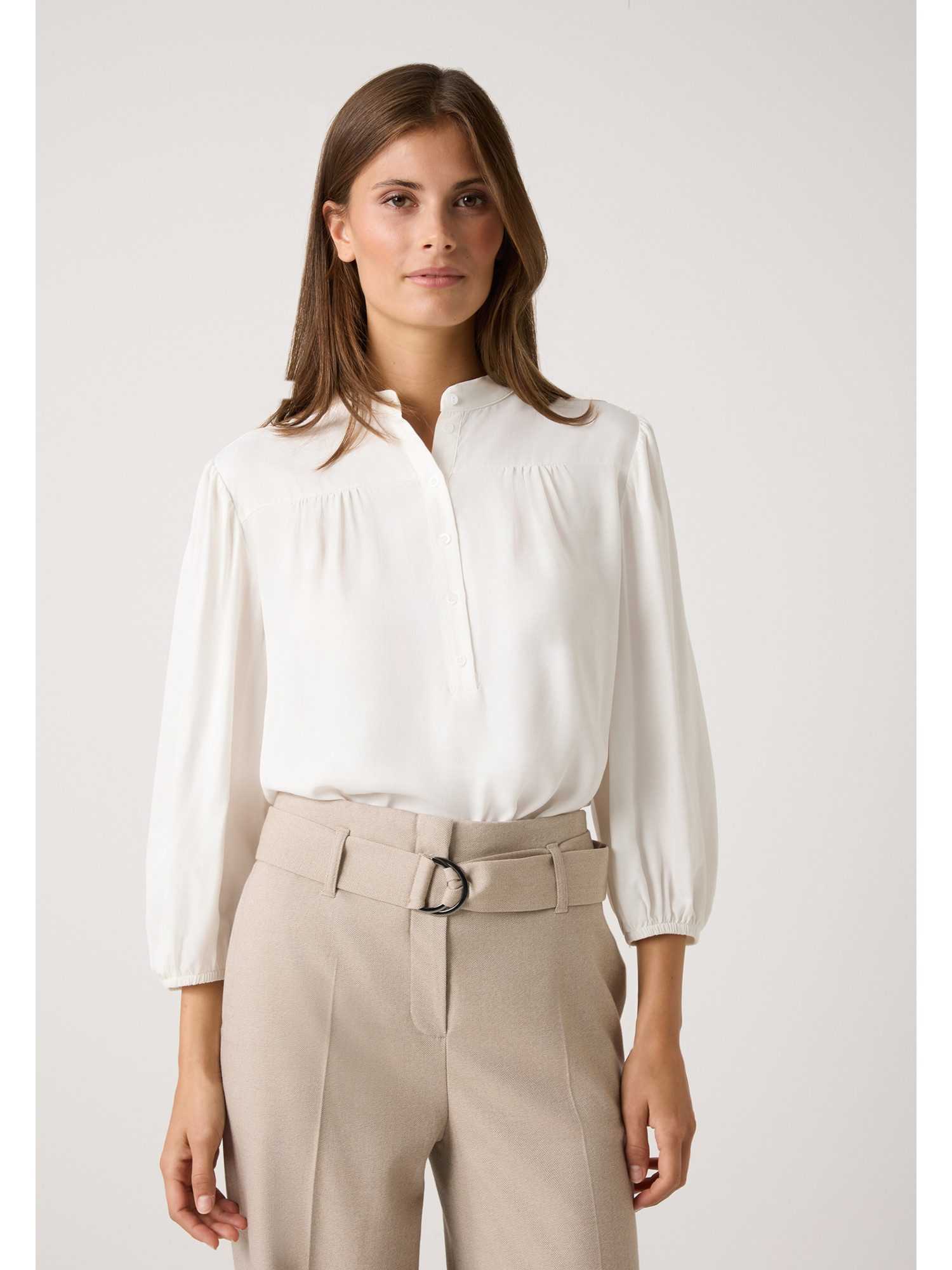 MORE&MORE Klassische Bluse Schlupfform, 3/4 Arm günstig online kaufen