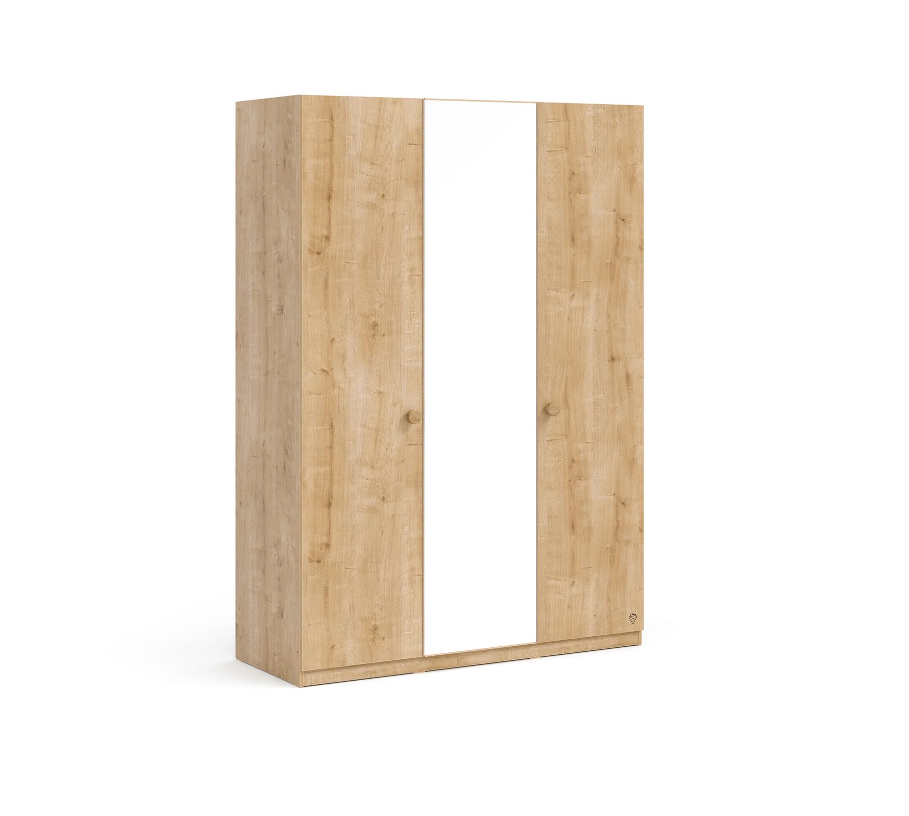 Möbel-Zeit Kleiderschrank MOCHA mit Spiegel, 3-türig