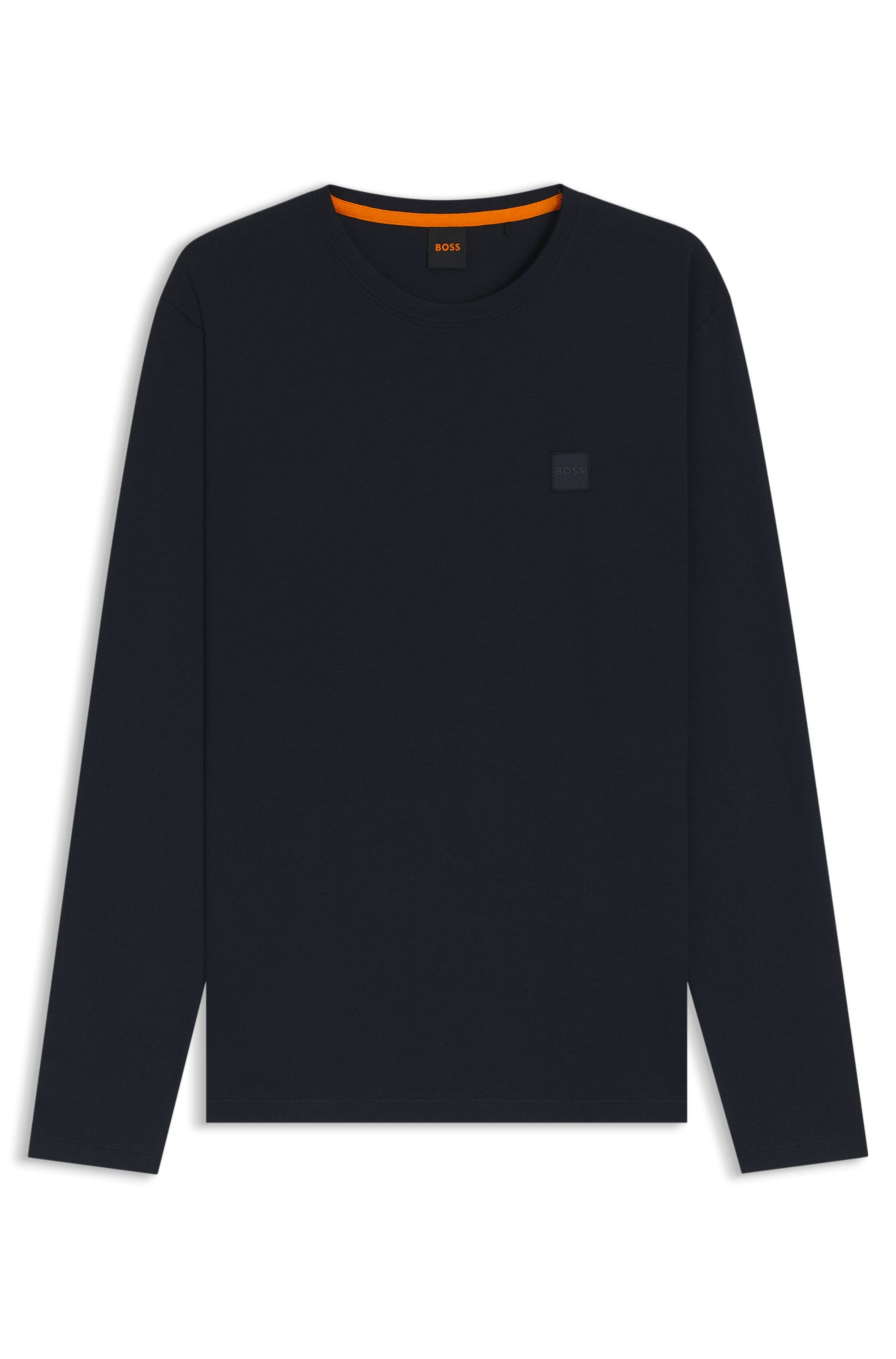 BOSS ORANGE Langarmshirt Tacks mit Markenlogo auf der Brust – Bild 4 von 5