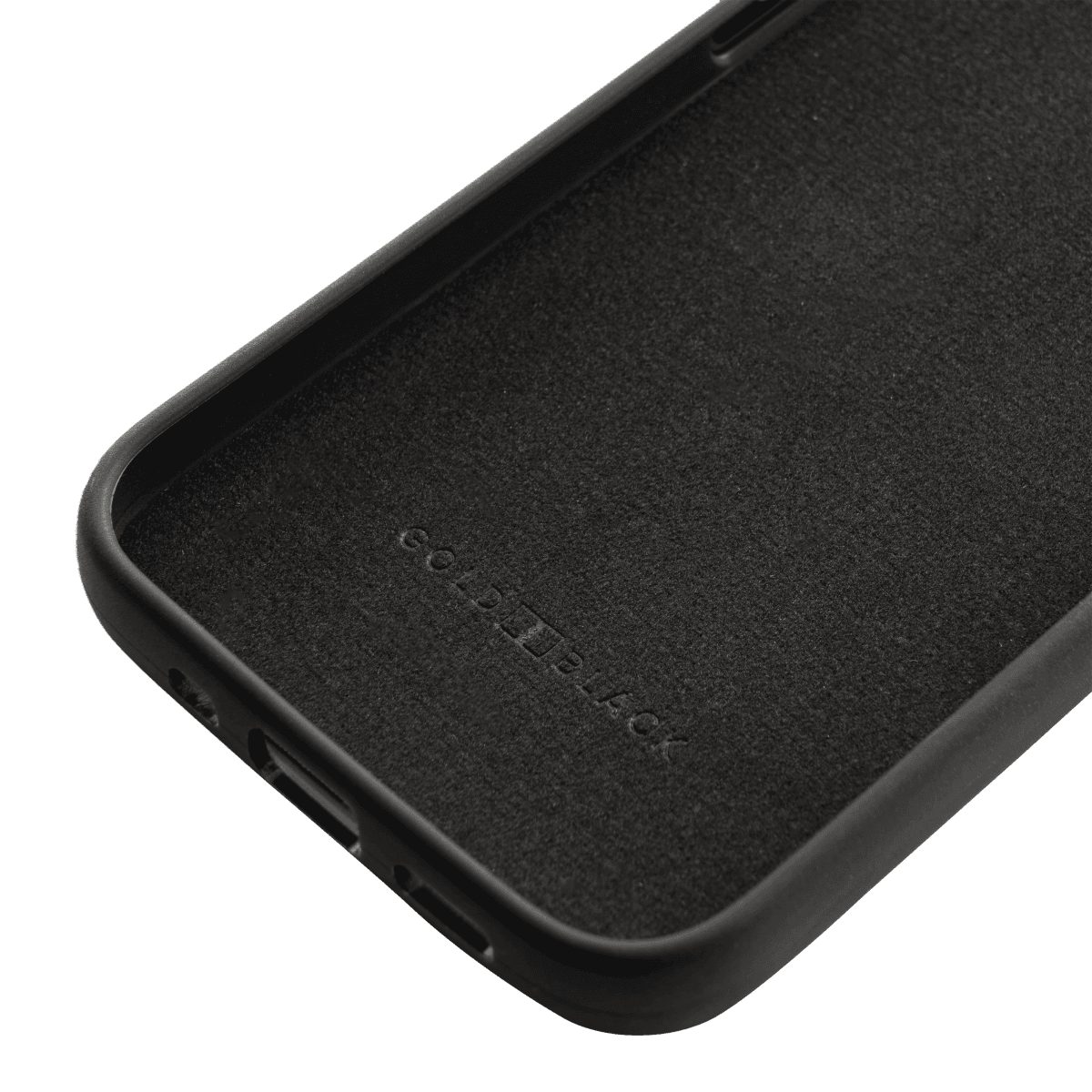 GOLDBLACK Handyhülle GOLDBLACK iPhone 12 Mini Lederhülle Nappa Blau