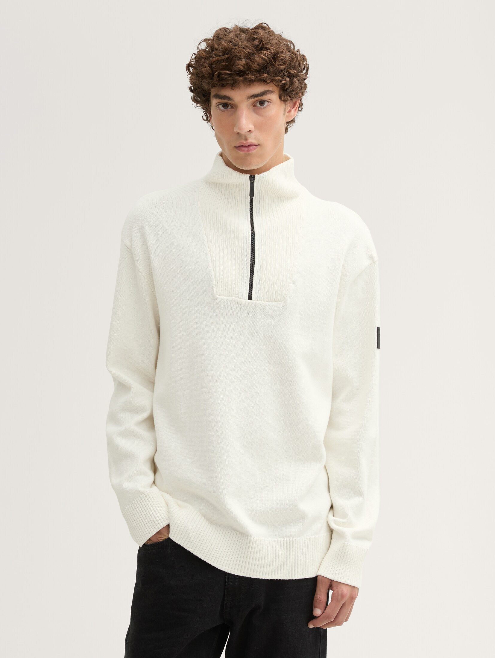 Strickpullover Relaxed Troyer Strickpullover