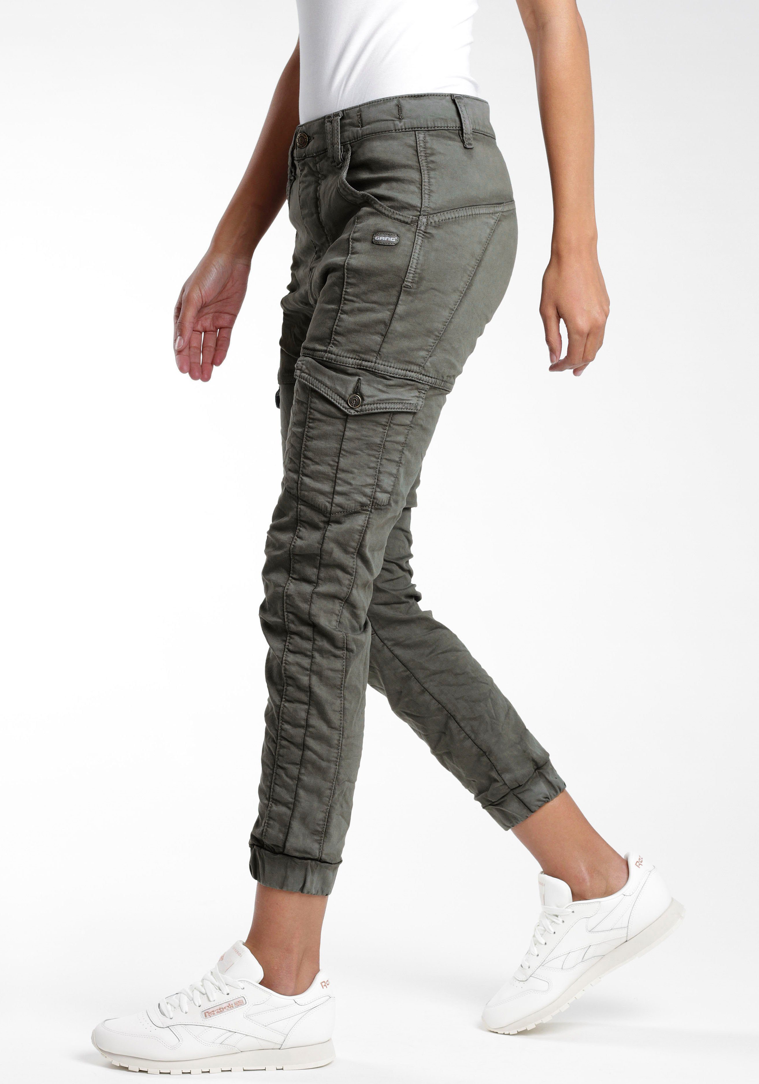 GANG Cargohose 94GISELLE mit aufgesetzten Cargotaschen