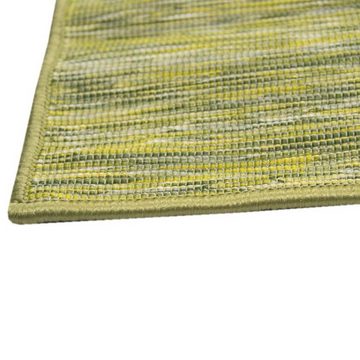 Teppich Teppich Innen- und Außenbereich Sisaloptik beidseitig nutzbar in Grün, Carpetia, rechteckig, Höhe: 5 mm, beidseitig nutzbar