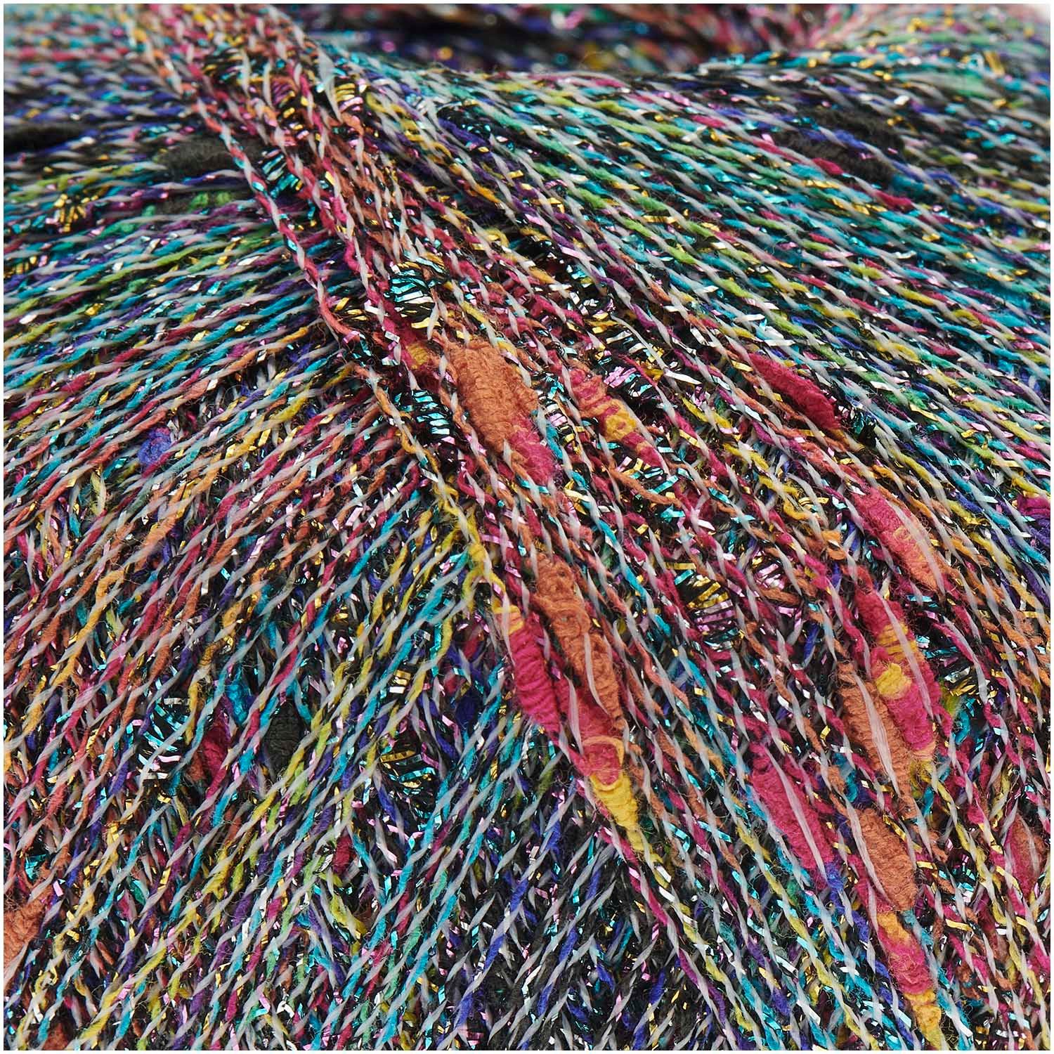 Rico Design 5 x RICO DESIGN CREATIVE MAKE IT RAINBOW GLITZ Häkelwolle, 1050 m
