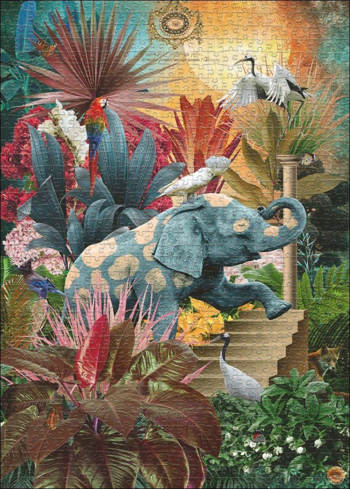 HEYE Puzzle Elephantaisy, 1000 Puzzleteile, Made in Germany günstig online kaufen
