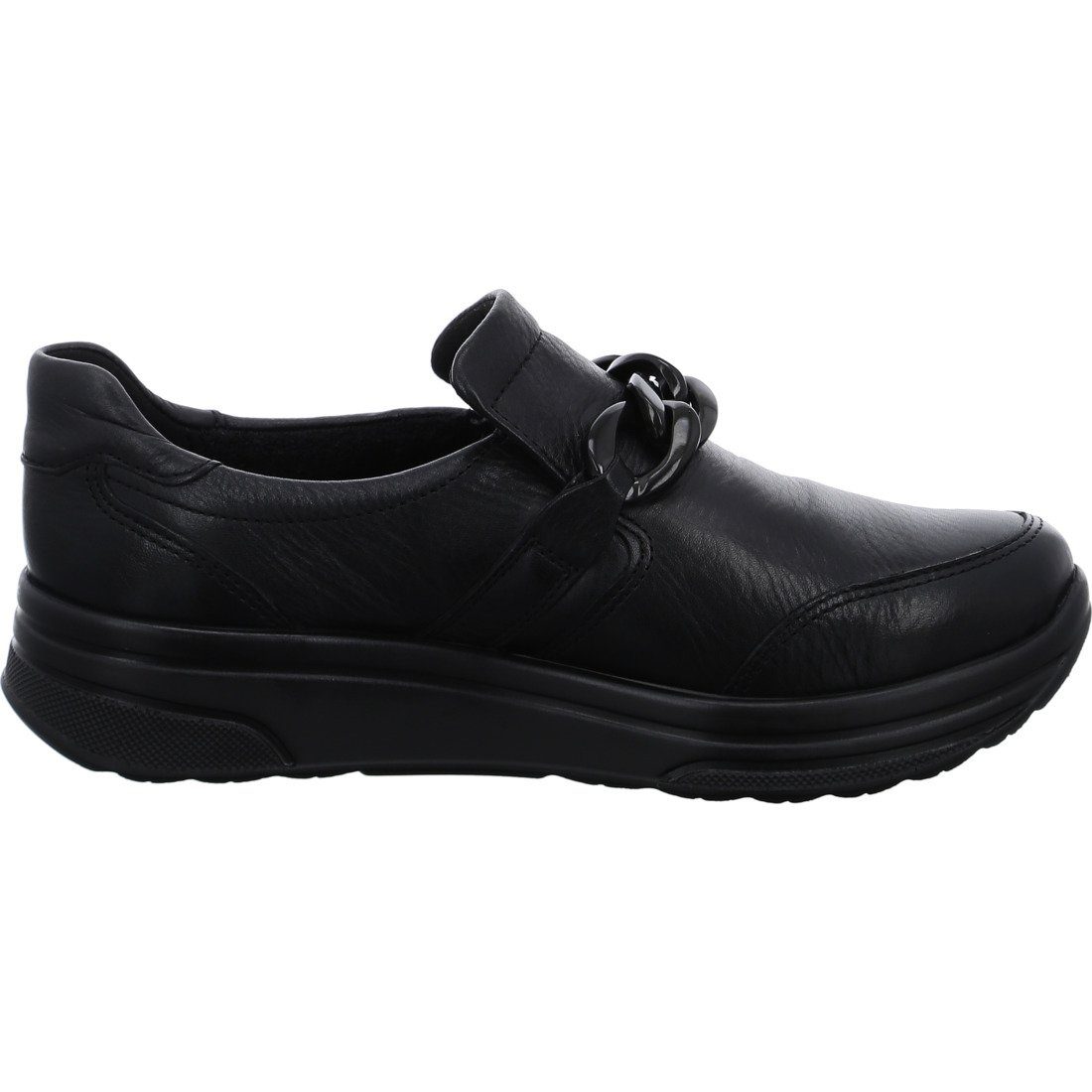 Slipper schwarz Schuhe, - Slipper Lackleder Damen 046829 Ara Sapporo Ara