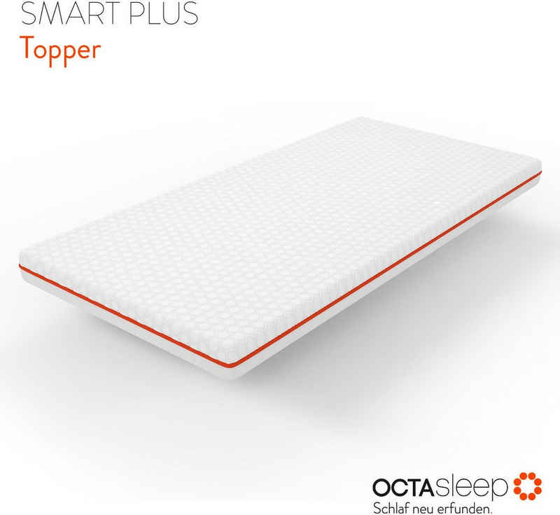 Topper Octasleep Smart Plus Циліндр, OCTAsleep, 7 cm hoch, Kaltschaum, Komfortschaum, Viscoschaum, OCTAspring® Aerospace Technologie