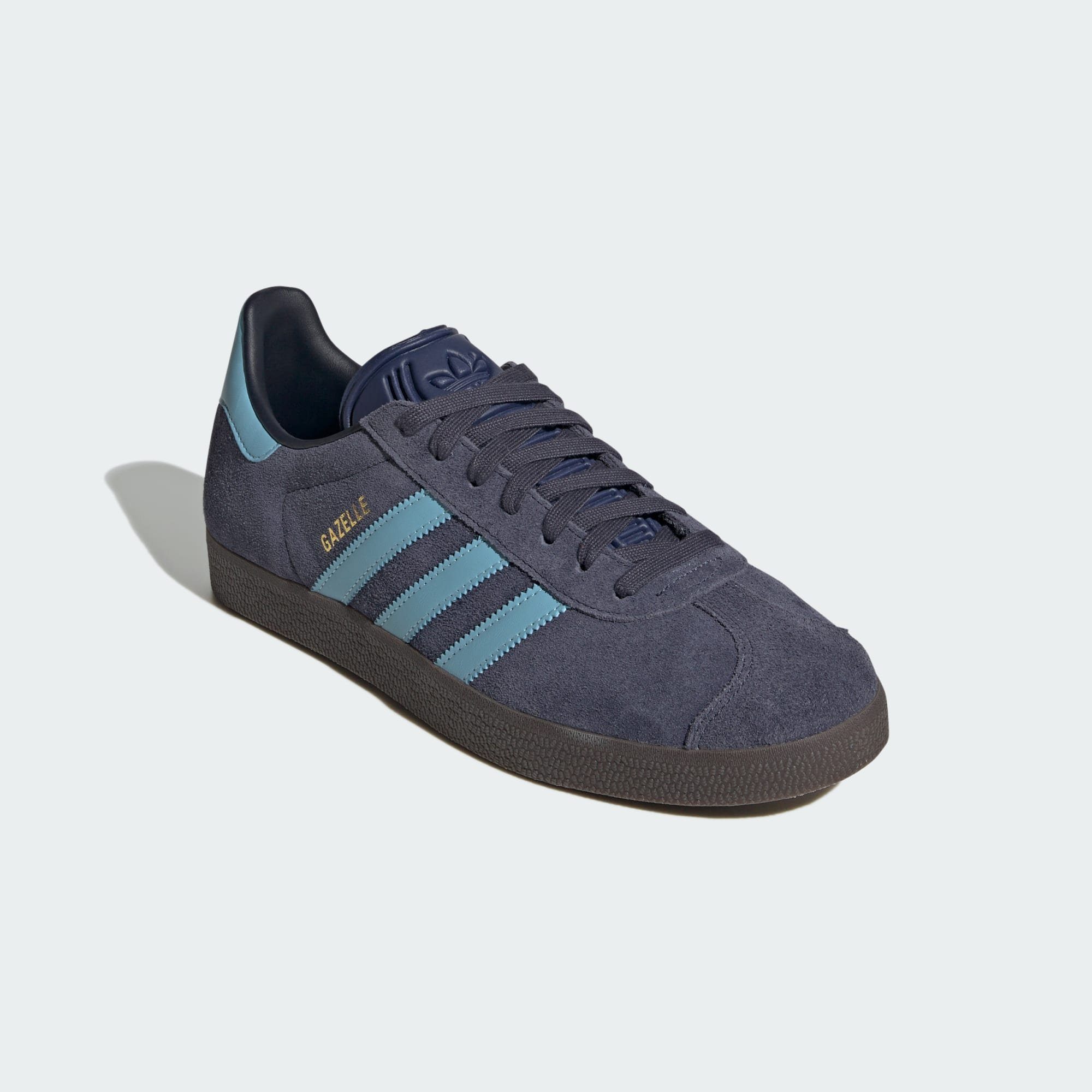 adidas Originals GAZELLE SCHUH Sneaker Shadow Navy / Clear Blue / Gum