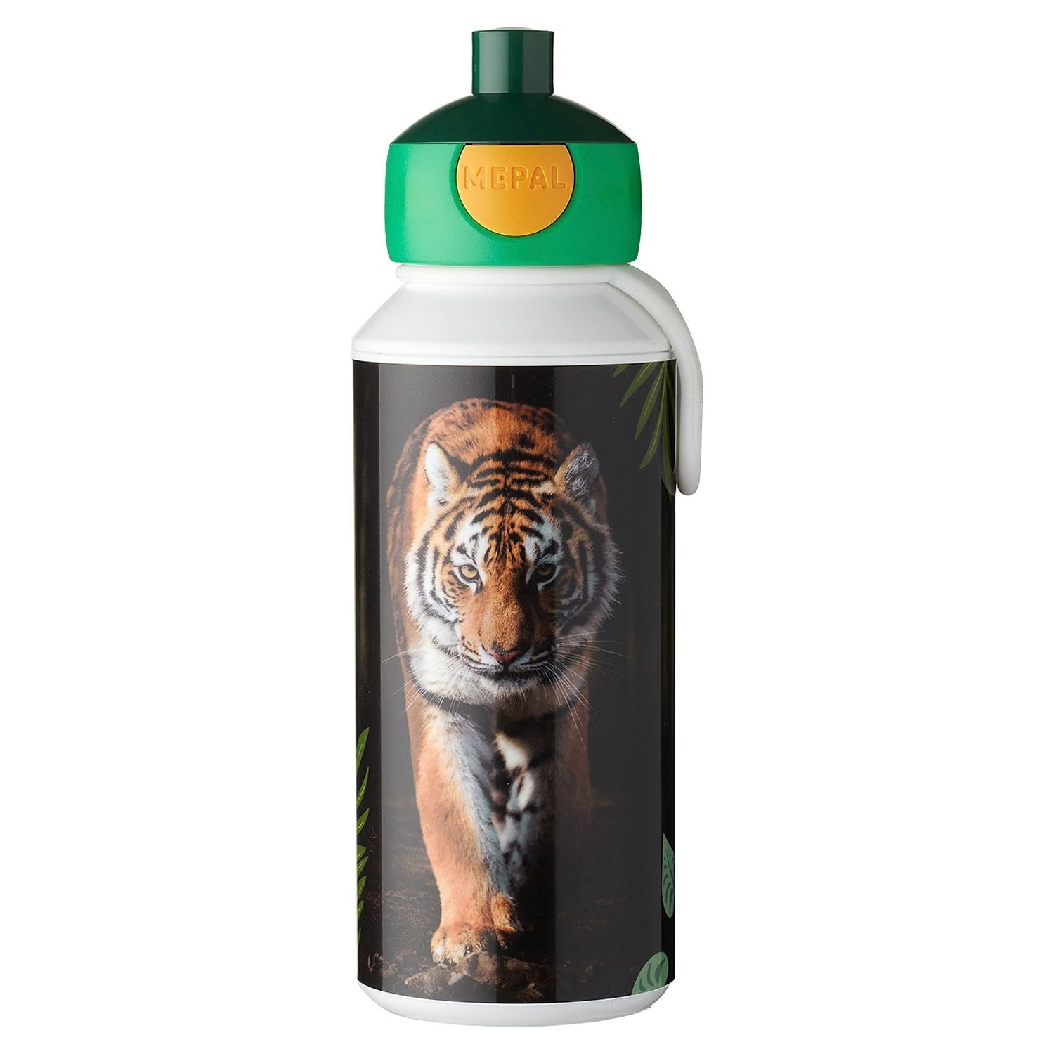 Trinkflasche CAMPUS, 400 ml, Grün, Kunststoff, Silikon