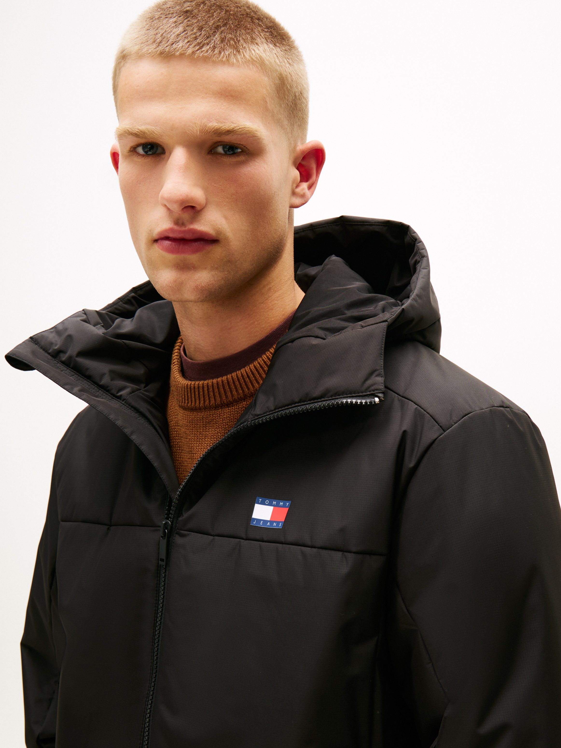 Tommy Jeans Outdoorjacke Freizeitjacke, Übergangsjacke, Regular Fit, Kapuze günstig online kaufen