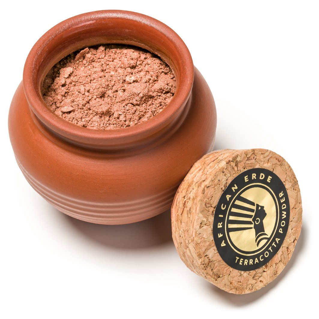 AFRICAN ERDE Bronzer-Puder AFRICAN ERDE Terracotta Puder SHIMMER - NEU mit Arganöl