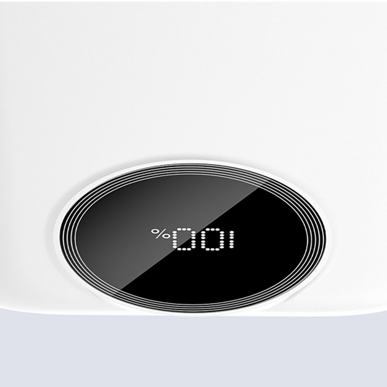 Dudao K13-White Powerbank 10000 mAh (5, 9, 12 V), Kompakte Powerbank mit LED-Anzeige und 4 Ladeoptionen