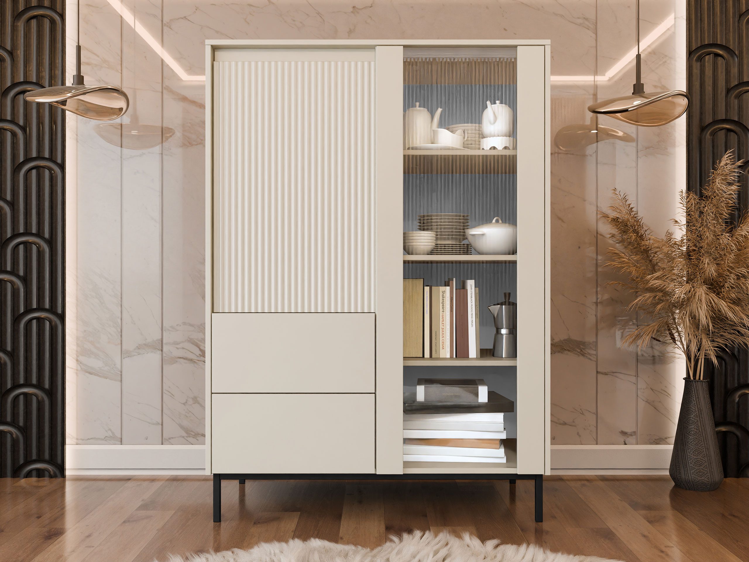 MIRJAN24 Vitrine Ozmi 2D2S (mit zwei günstig online kaufen
