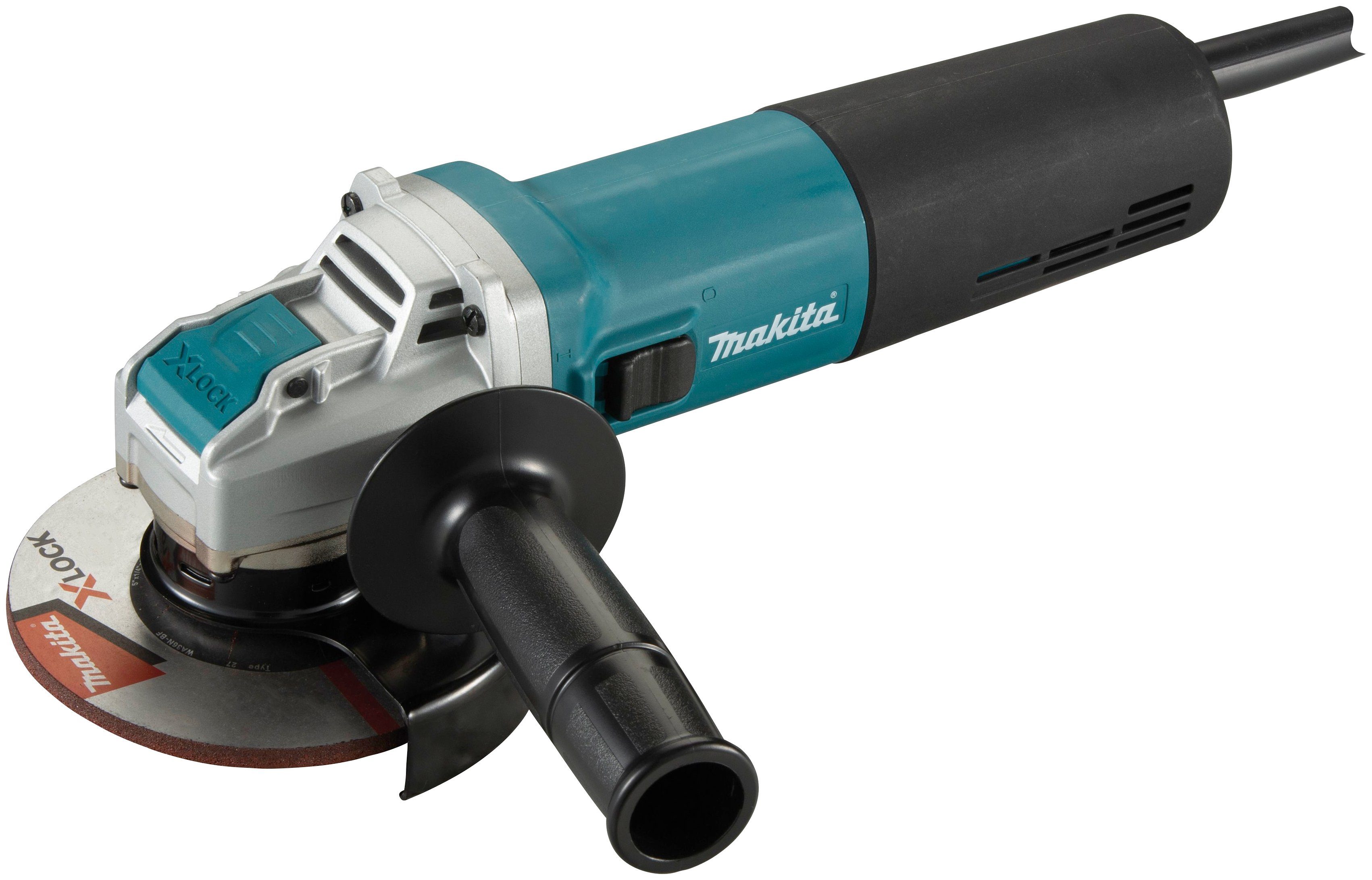 Makita Winkelschleifer GA5080RX02, max. 12000 U/min, 1.400 W, 125 mm, X-LOCK, 12.000 min-1