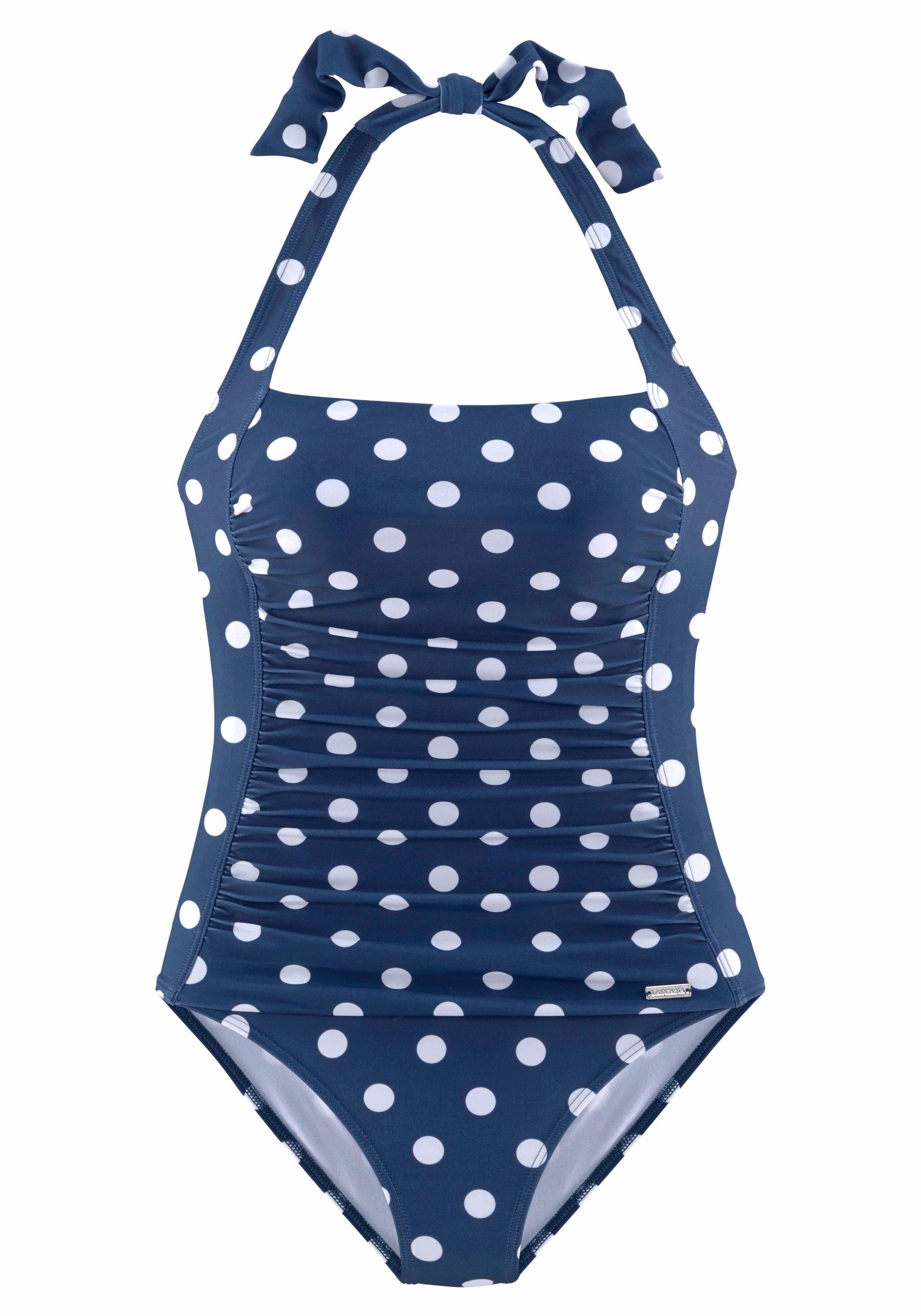 LASCANA Badeanzug im Punkte-Design mit Shaping-Effekt günstig online kaufen