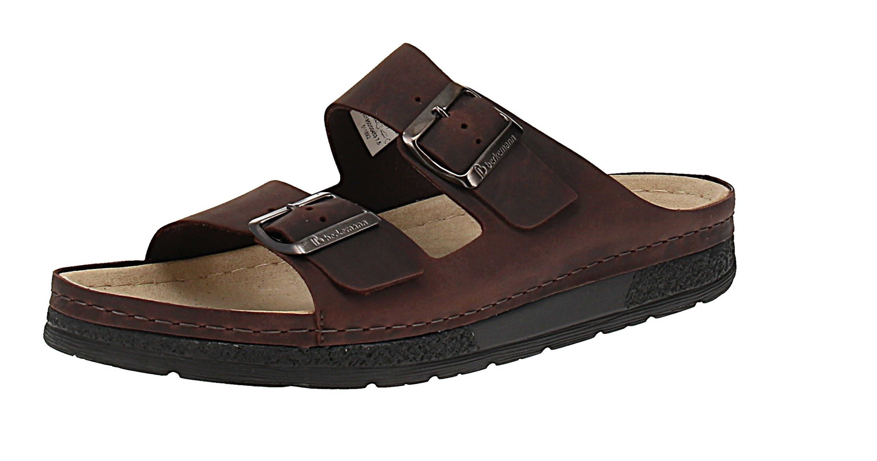 BERKEMANN Berkemann 01950 Adam Fettleder - Herren Pantolette - 453-Mokka Sandale