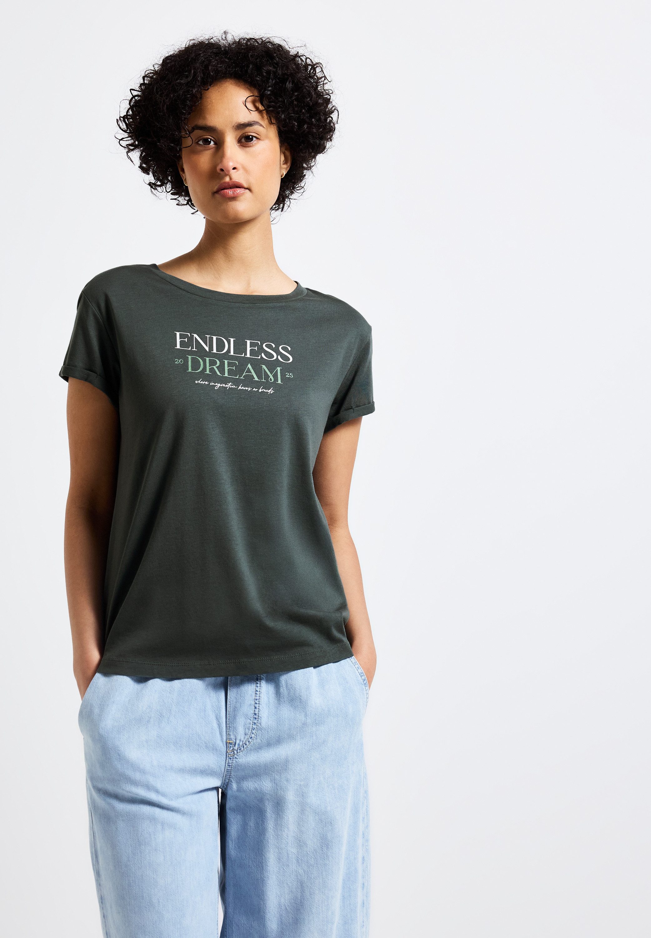 STREET ONE T-Shirt, mit Rundhalsausschnitt günstig online kaufen