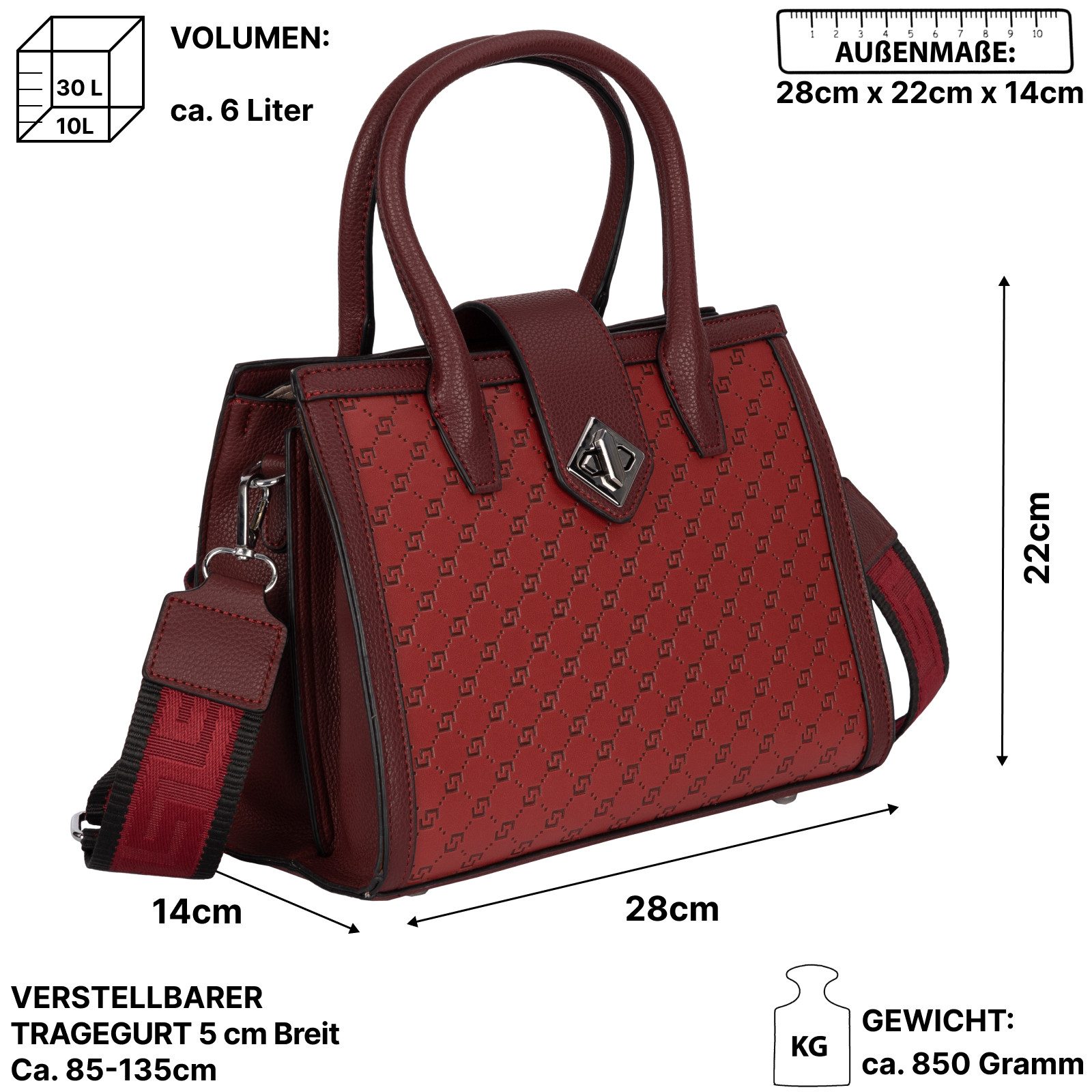 EAAKIE Umhängetasche Damen Tasche Schultertasche Umhängetasche günstig online kaufen