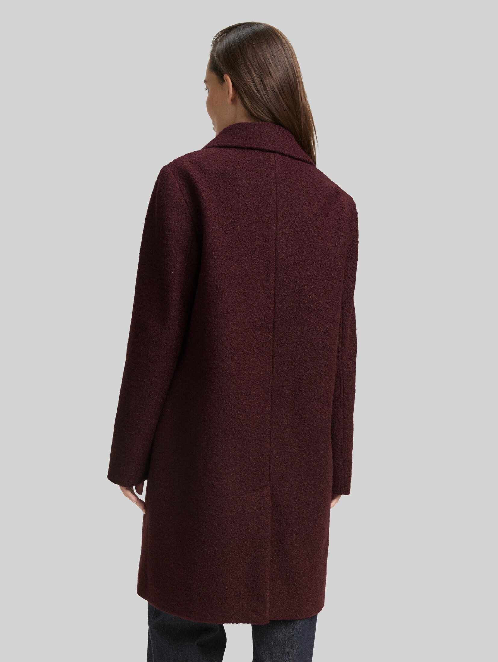 TOM TAILOR Kurzmantel Jacken Bouclé Mantel mit Reverskragen