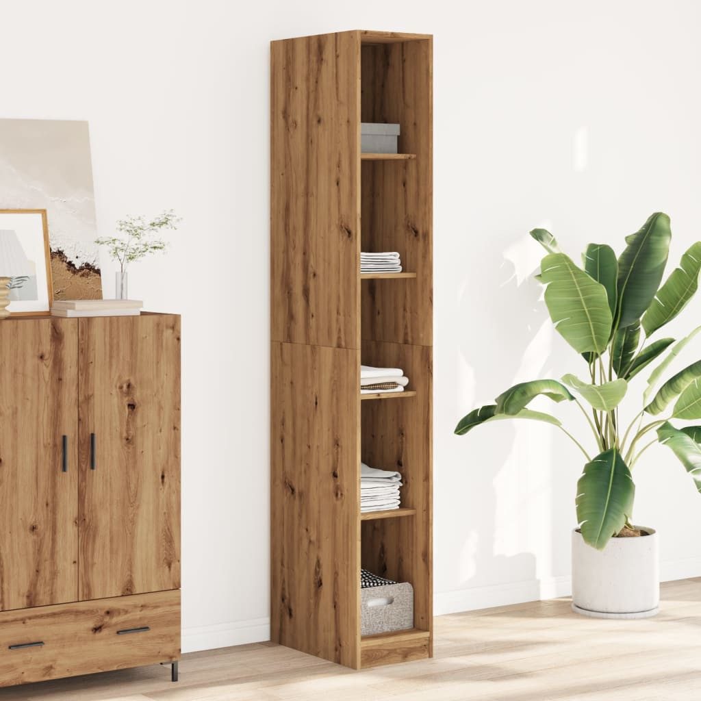 vidaXL Schrankmodule Kleiderschrank Artisan-Eiche 30x50x200 cm Holzwerkstof günstig online kaufen