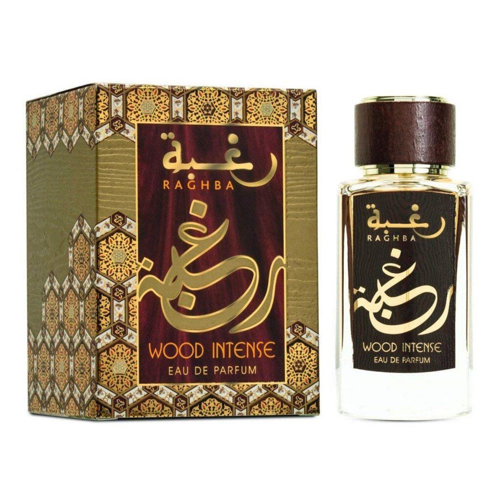 Lattafa Körperpflegeduft Raghba Wood Intense EdP Unisex 100ml für Frauen