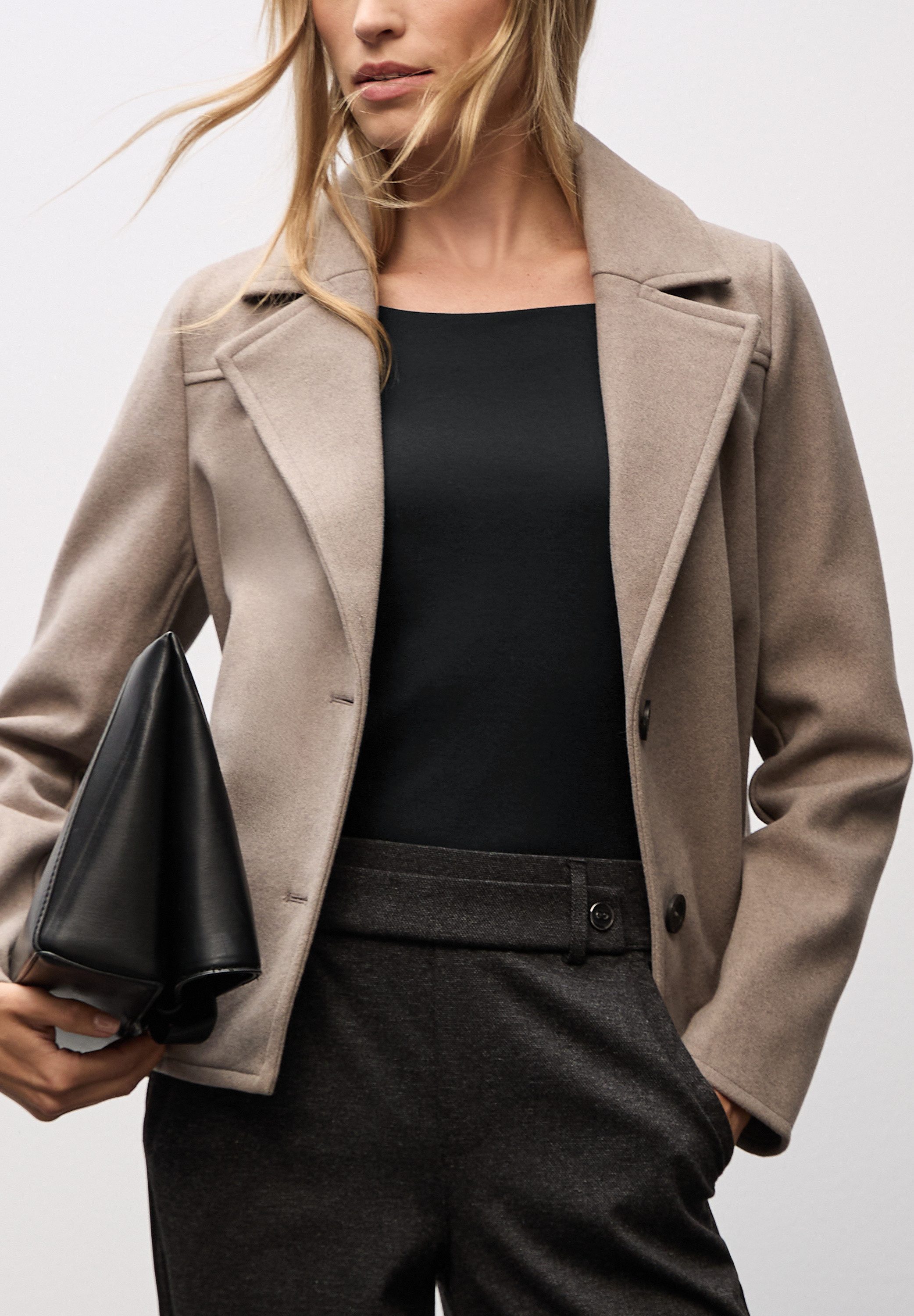 STREET ONE Langarmshirt Style Lanea mit U-Boot Ausschnitt