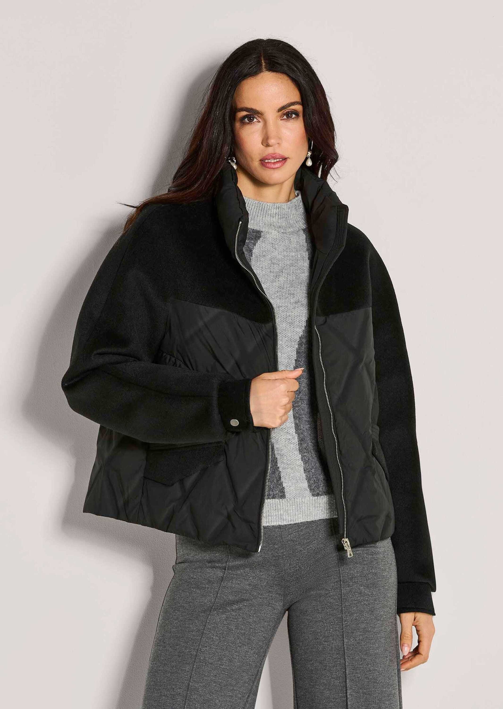 MADELEINE Outdoorjacke Elegante Daunenjacke für kalte Tage Schimmernder Ste günstig online kaufen