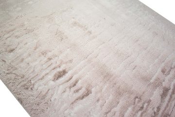 Hochflor-Teppich Teppich Kunstfellteppich Hochflor Faux Fur Hasenfell uni Farbe rosa, Teppich-Traum, rechteckig, Höhe: 30 mm