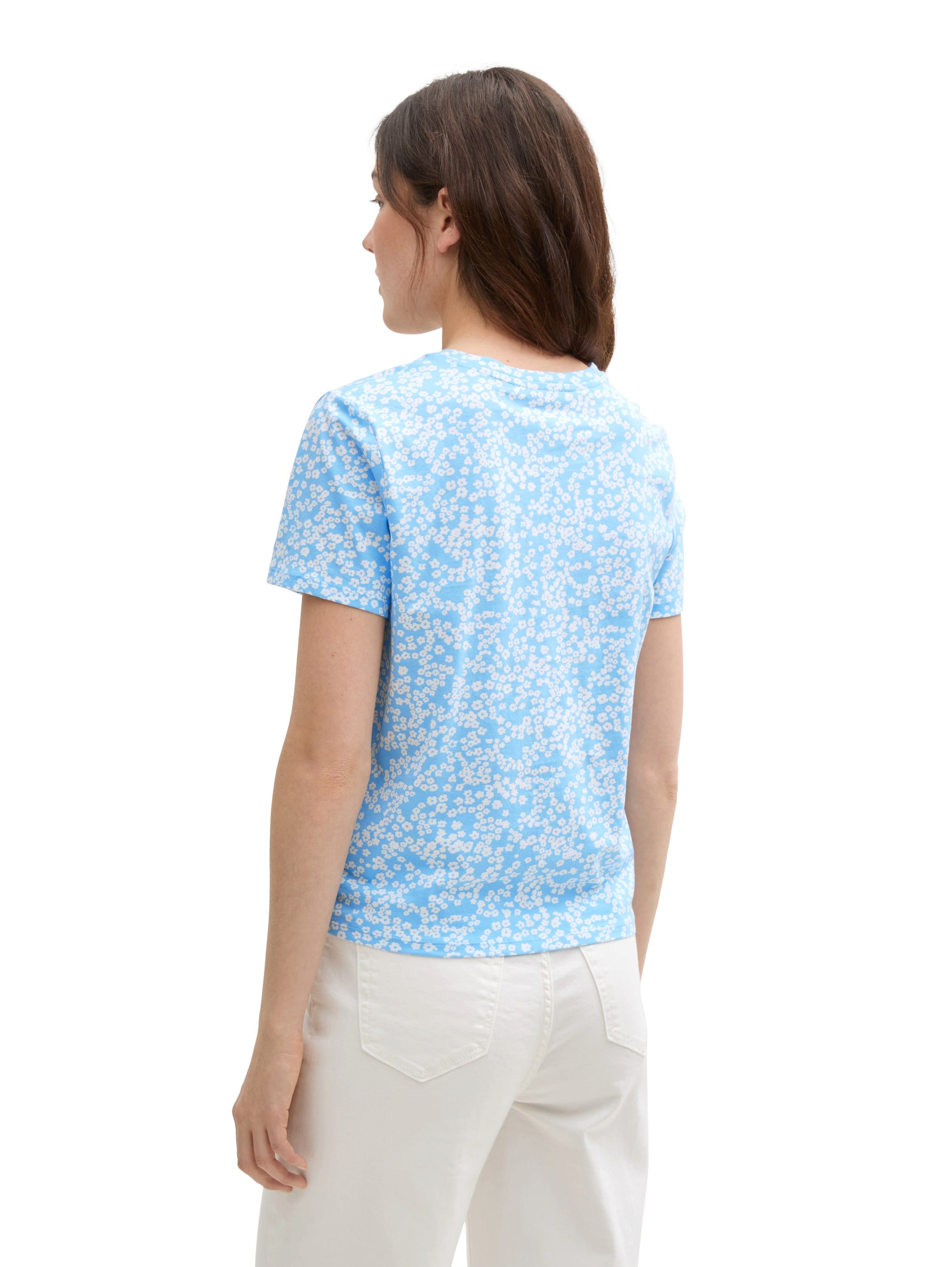 TOM TAILOR Denim T-Shirt mit Minimalprint günstig online kaufen