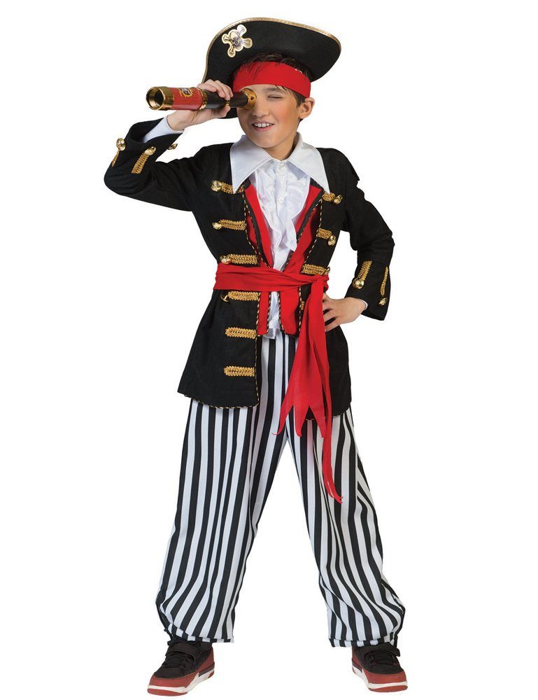 Jungenkostüm Piratenprinz Pirat Seeräuber Freibeuter Kapitän Karneval Fasching 