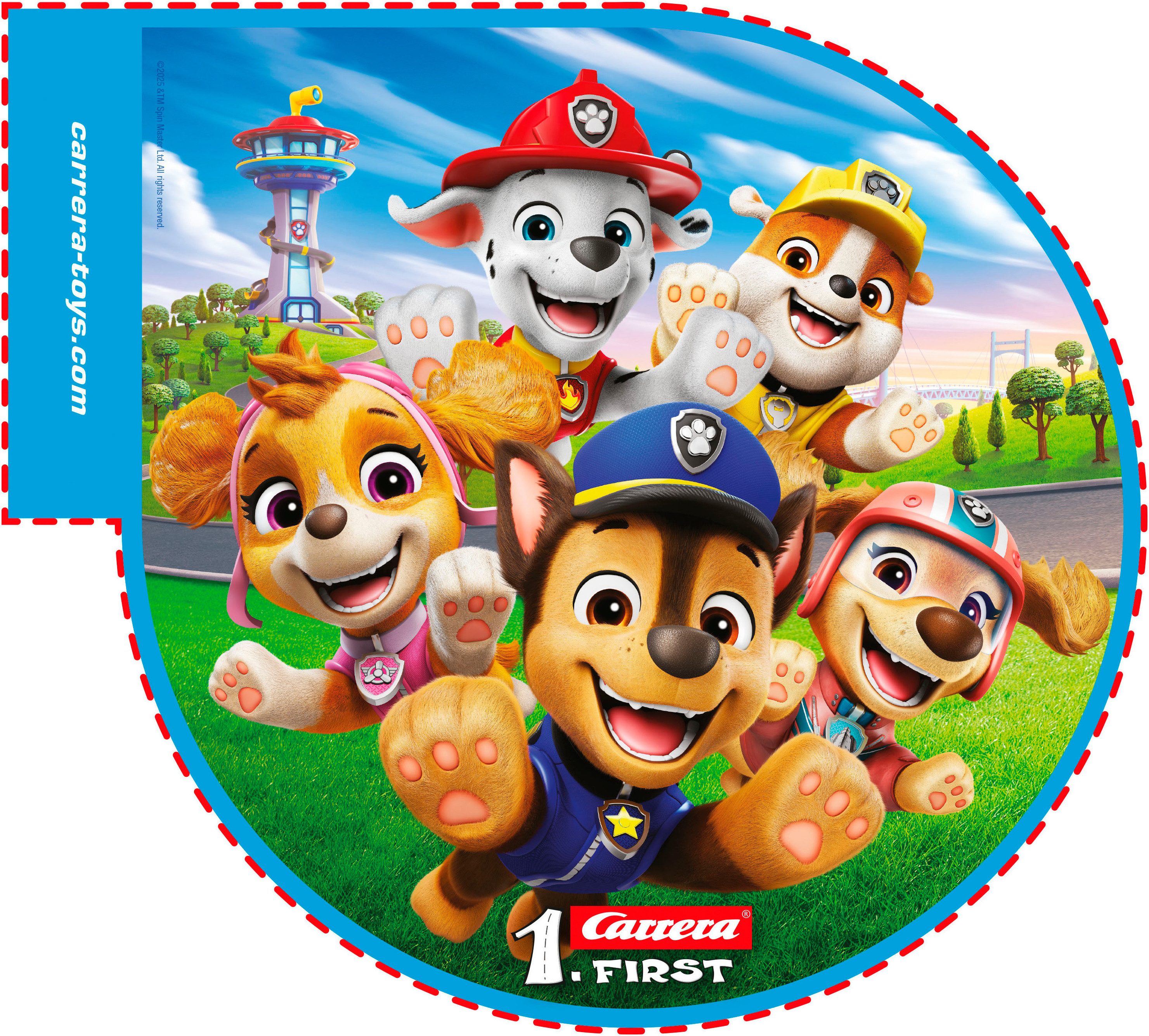 Carrera® Autorennbahn Carrera First, Paw Patrol - Race N Rescue (Streckenlänge 3,5 m) – Bild 4 von 5