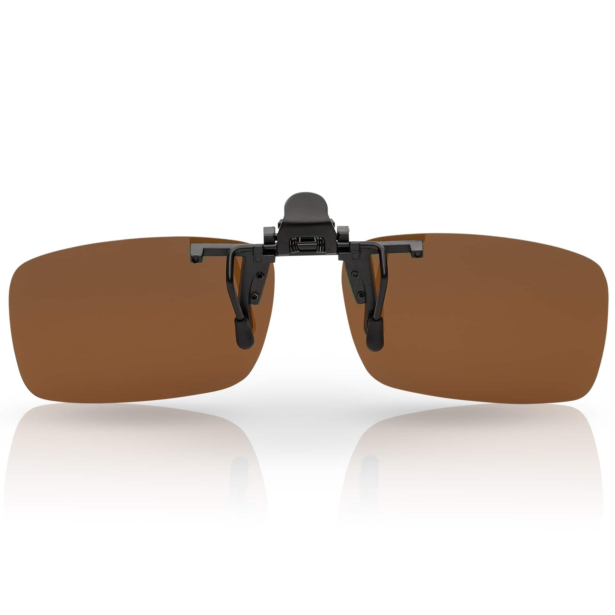 BEZLIT Clip On (1-St) Eyewear Sonnenbrille Linsen Brillen mit Aufsatz Braun Polarisiert polarisierten