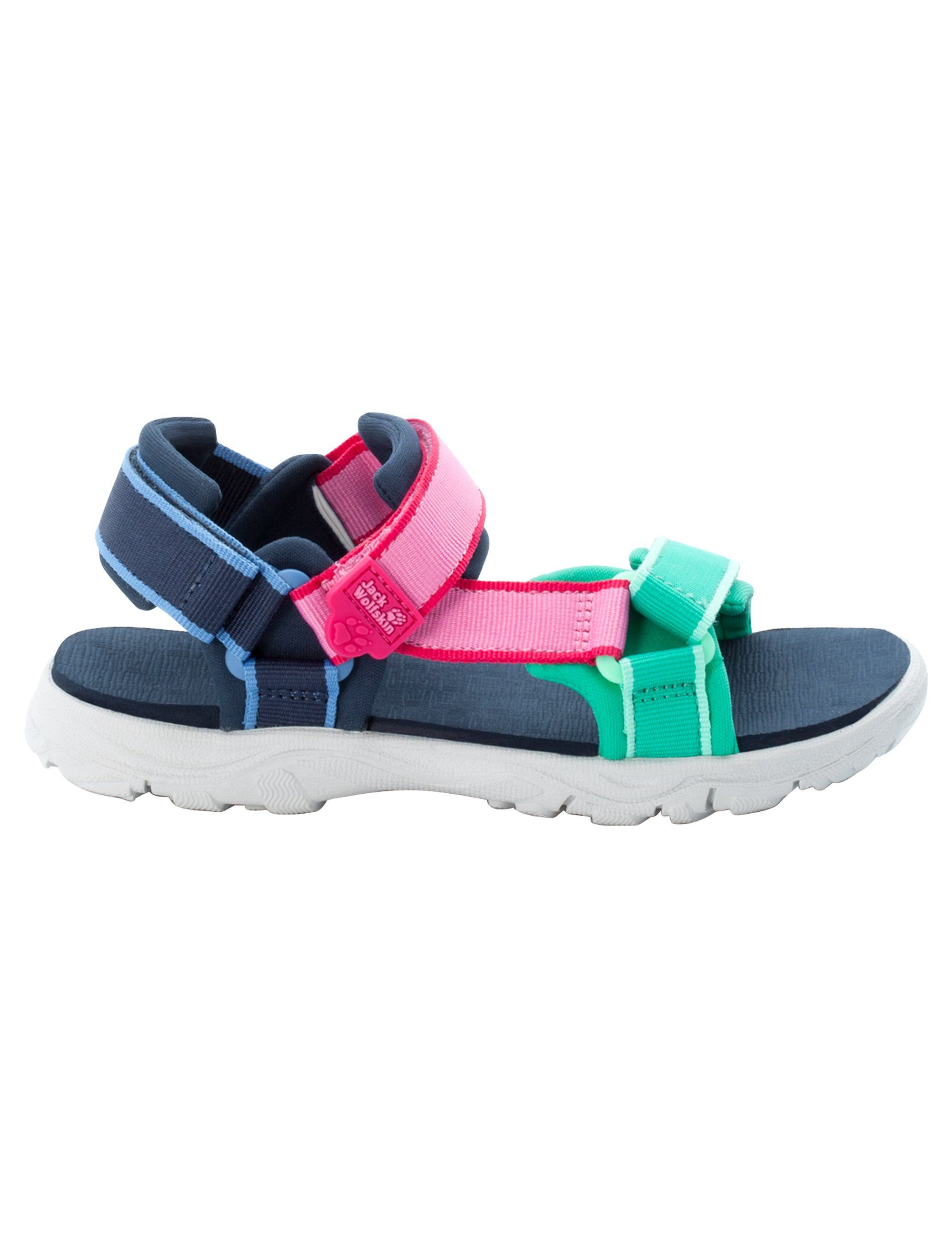 Jack Wolfskin SEVEN SEAS 3 K Outdoorsandale blue-green | Trekkingsandalen