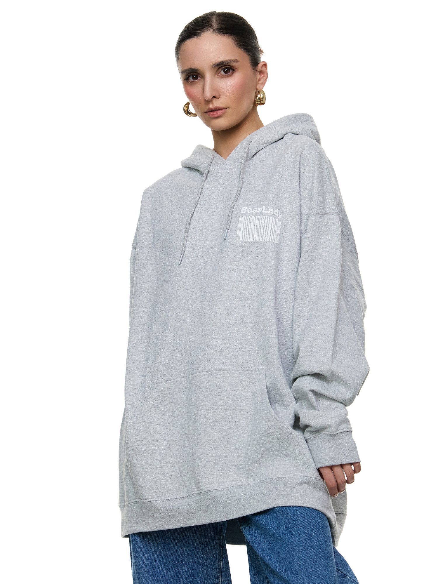 Worldclassca Hoodie Worldclassca Oversized Print Boss günstig online kaufen