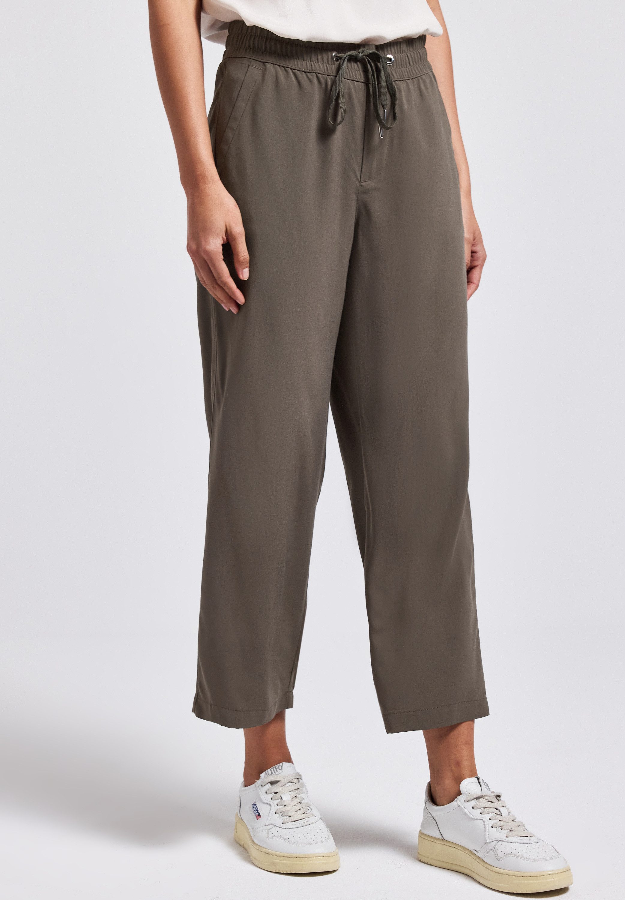STREET ONE Stoffhose High Waist