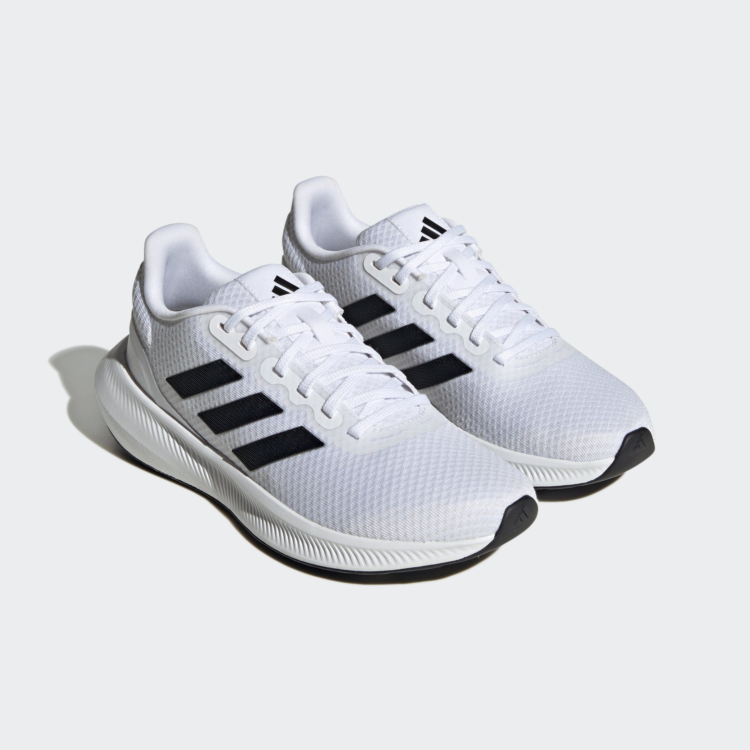 adidas Performance RUNFALCON 3 Laufschuh Cloud White / Core Black / Core Black