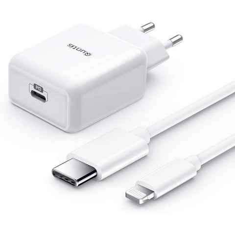 Elegear iPhone Ladegerät 20w USB C mit 2m Lightning Kabel Schnelllade-Gerät (1-tlg)