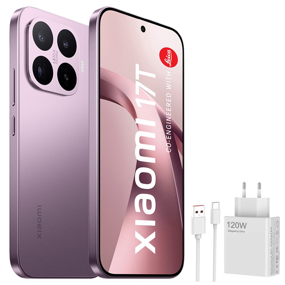 Xiaomi 17T 12+256GB Smartphone & 120W HyperCharge Handy (50 MP Kamera)
