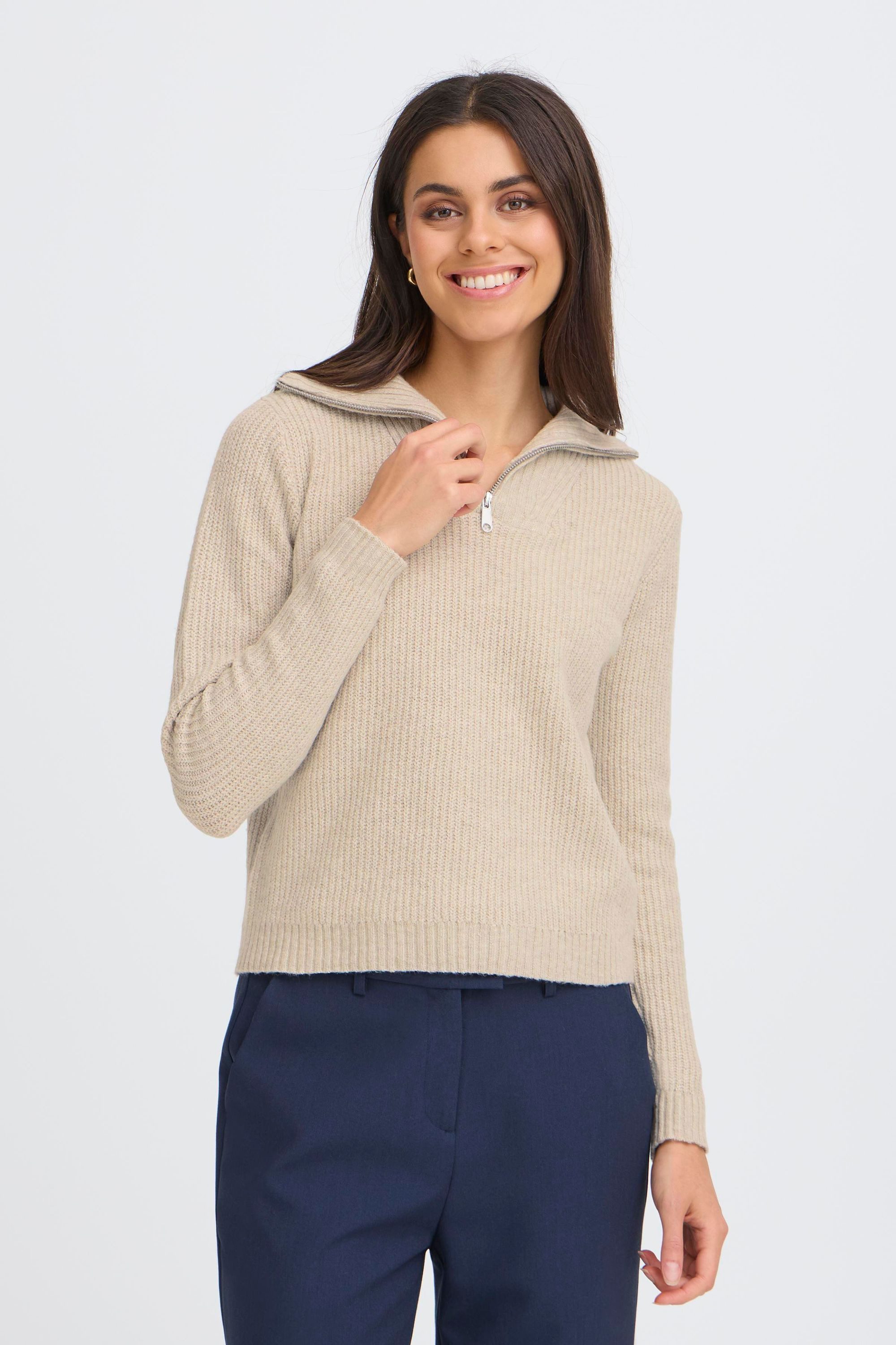 OXMO Troyer OXBMMOLARA HALFZIP Kuscheliger Troyer günstig online kaufen