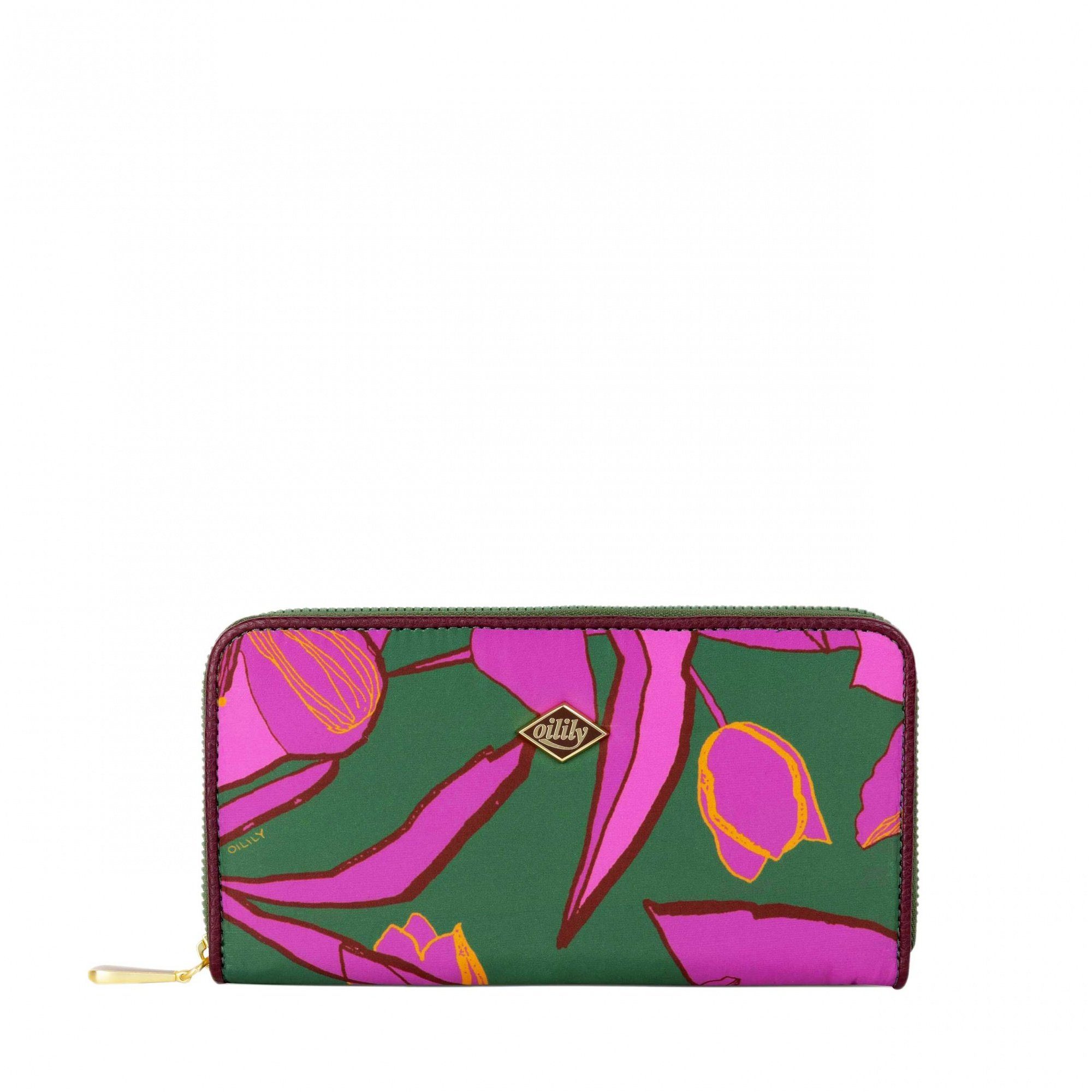 Geldbörse Green Sketchy Forrest Oilily Flower Wallet Zoey