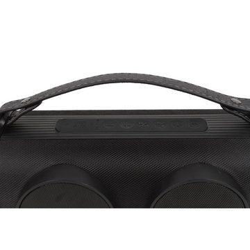 STREETZ CMB-100 BT Boombox 2 x 4W portabler bluetooth Lautsprecher Bluetooth-Lautsprecher (8 W, TWS-Funktion, Wasserbeständig, Optimierte Sprachassistentensteuerung)