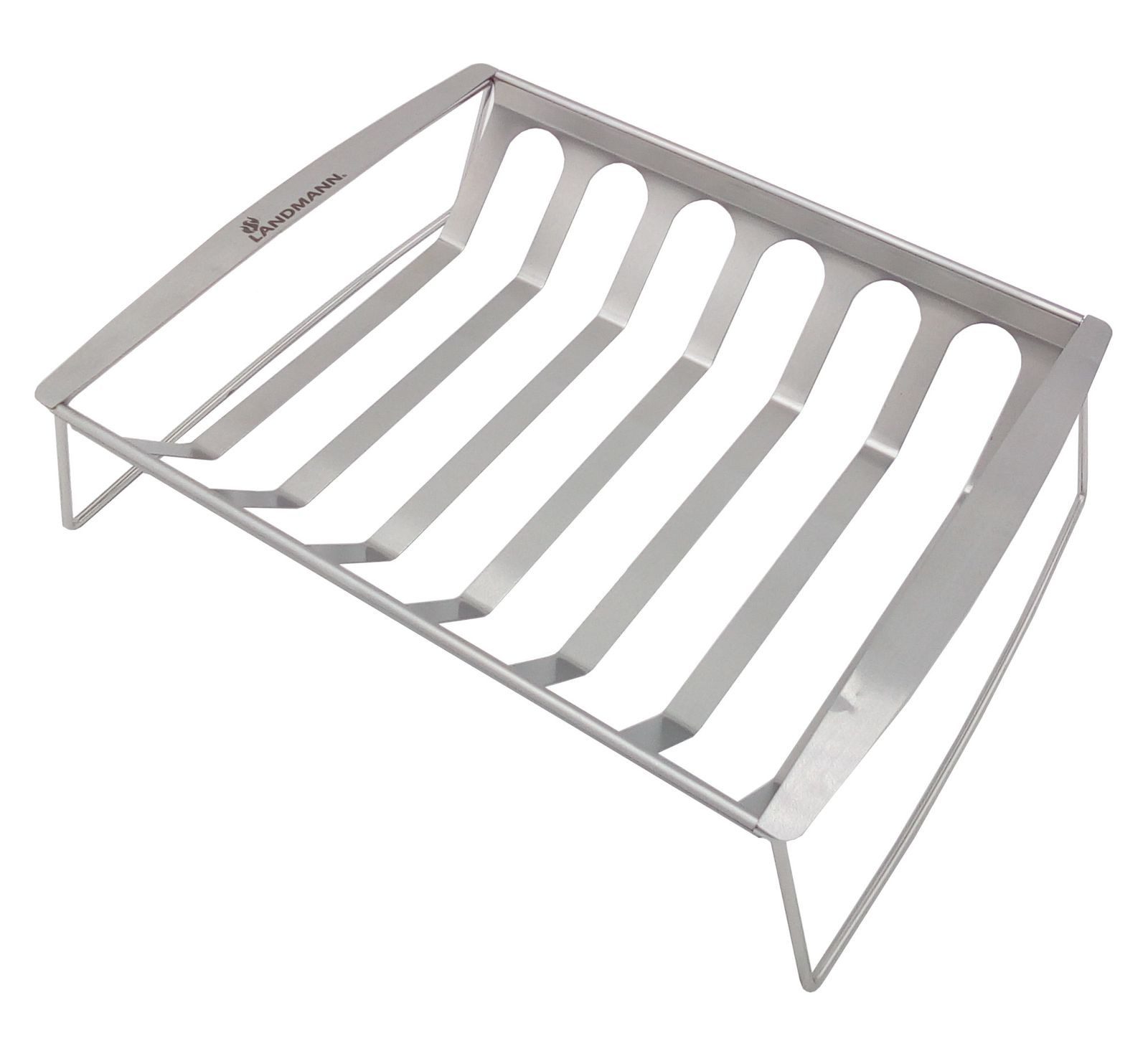 LANDMANN Sparerib-Halter Landmann Selection Edelstahl Sparerib-Halter Rippchenhalter Braten
